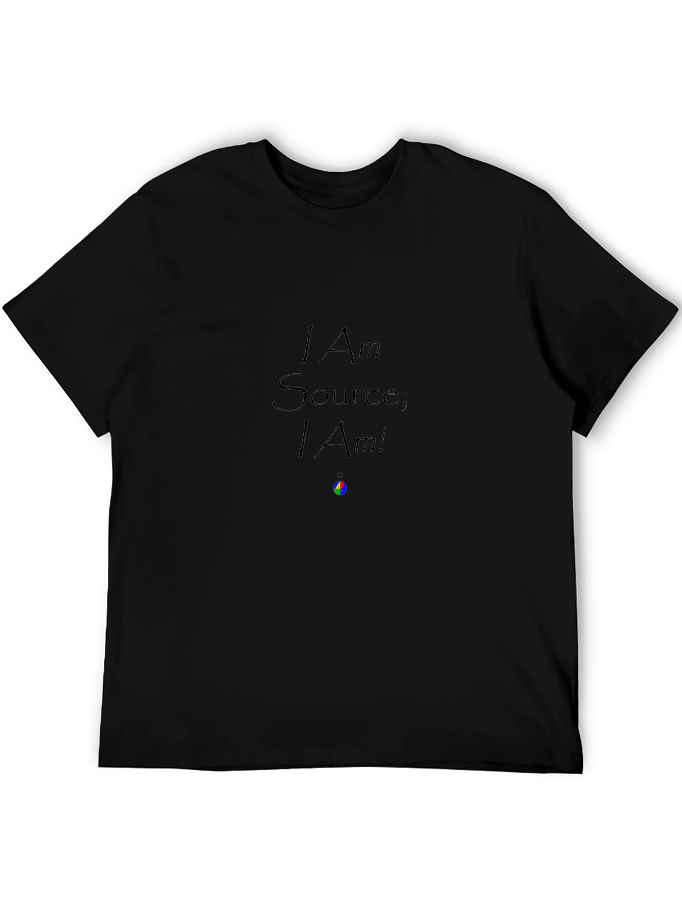 I Am Source Black T-Shirt
