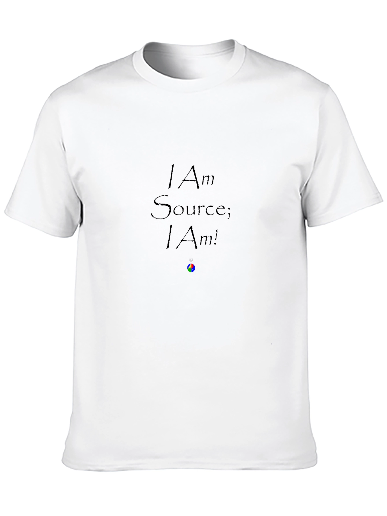 I Am Source Black T-Shirt