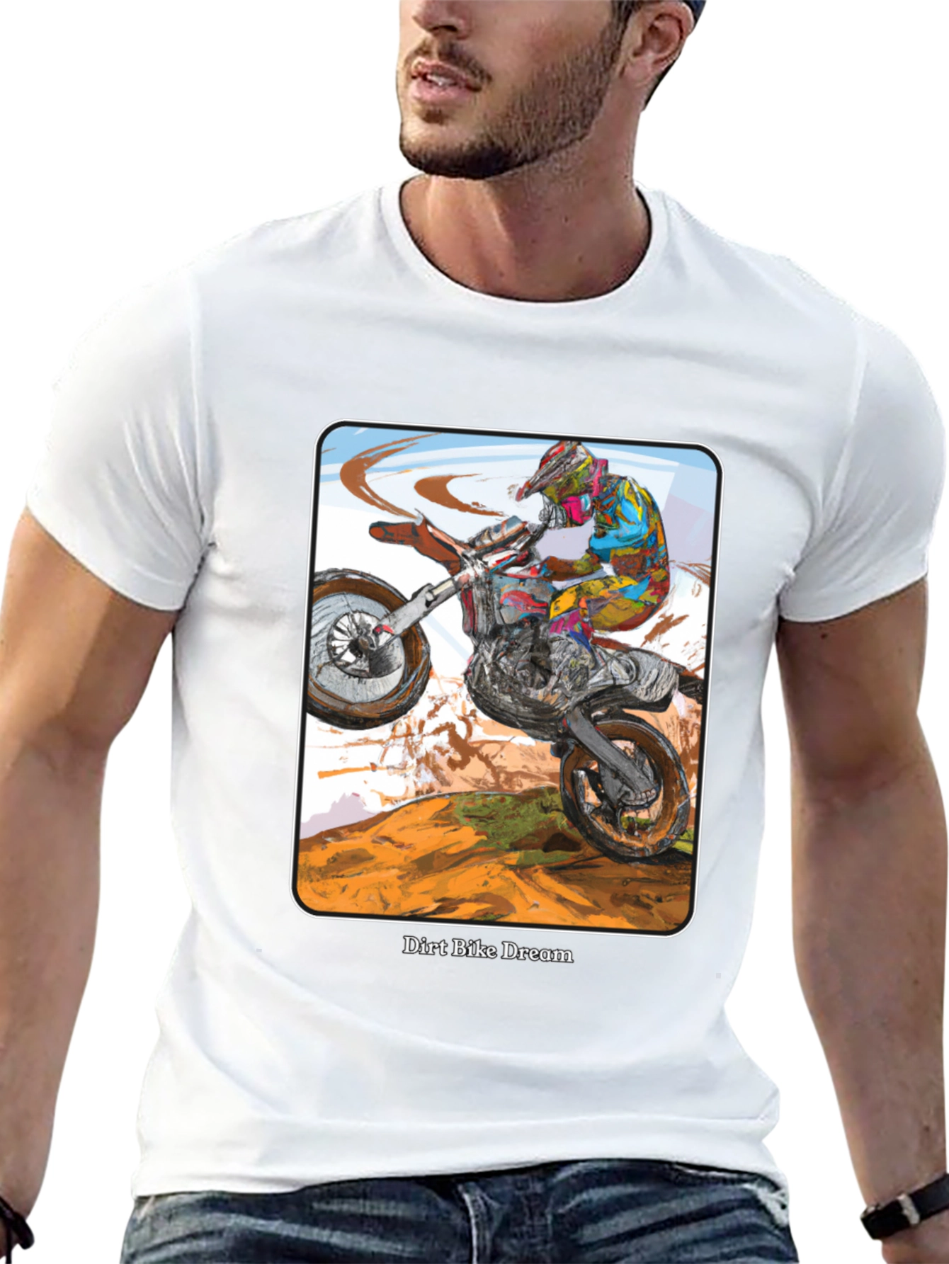 Dirt Bike Dream T-Shirt - Motocross Rider Design