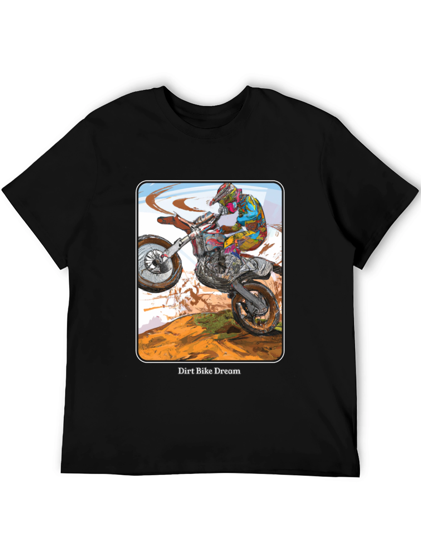 Dirt Bike Dream T-Shirt - Motocross Rider Design