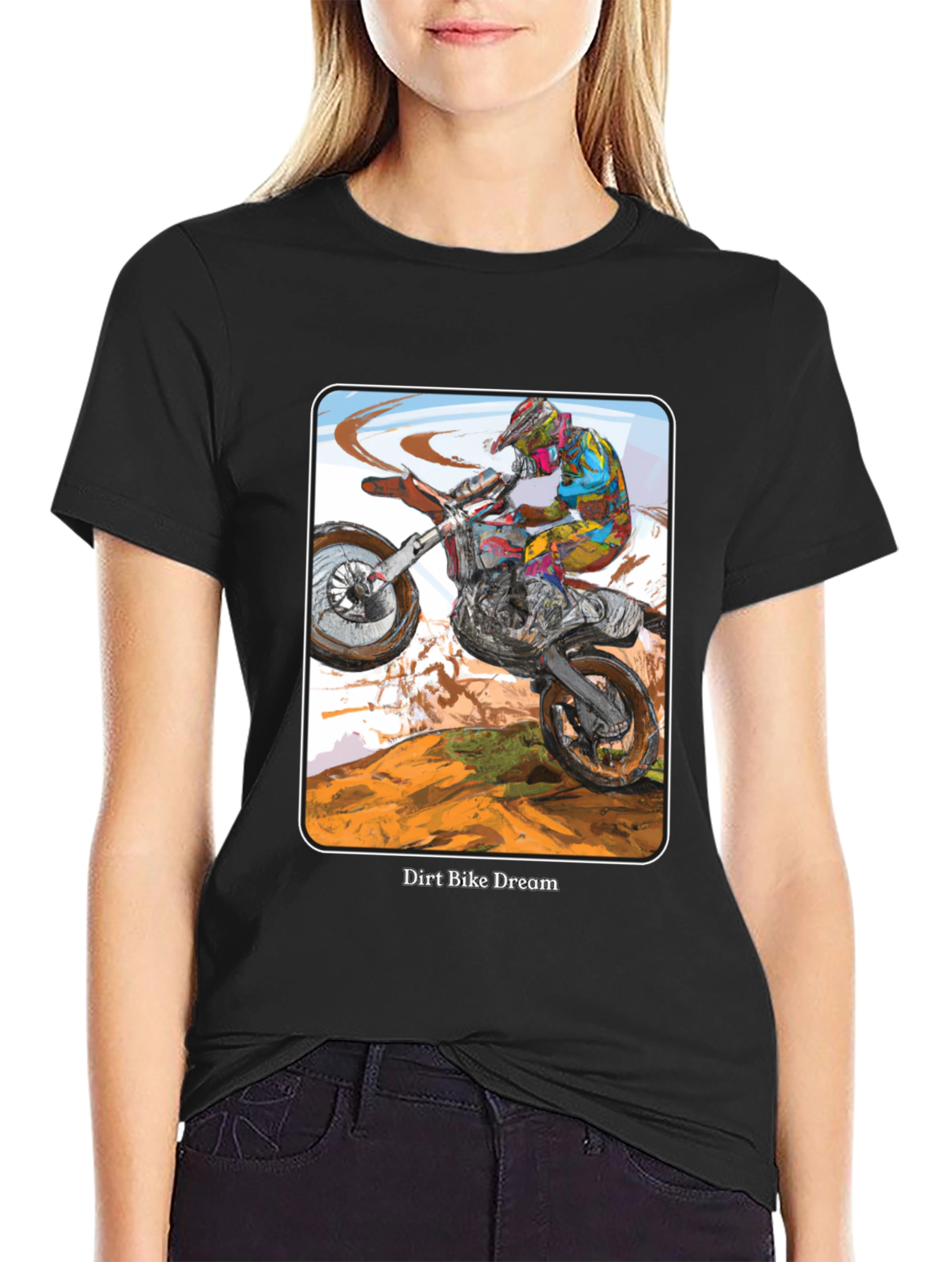 Dirt Bike Dream T-Shirt - Motocross Rider Design