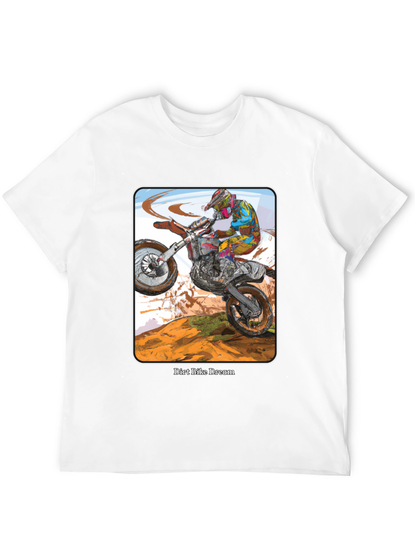 Dirt Bike Dream T-Shirt - Motocross Rider Design