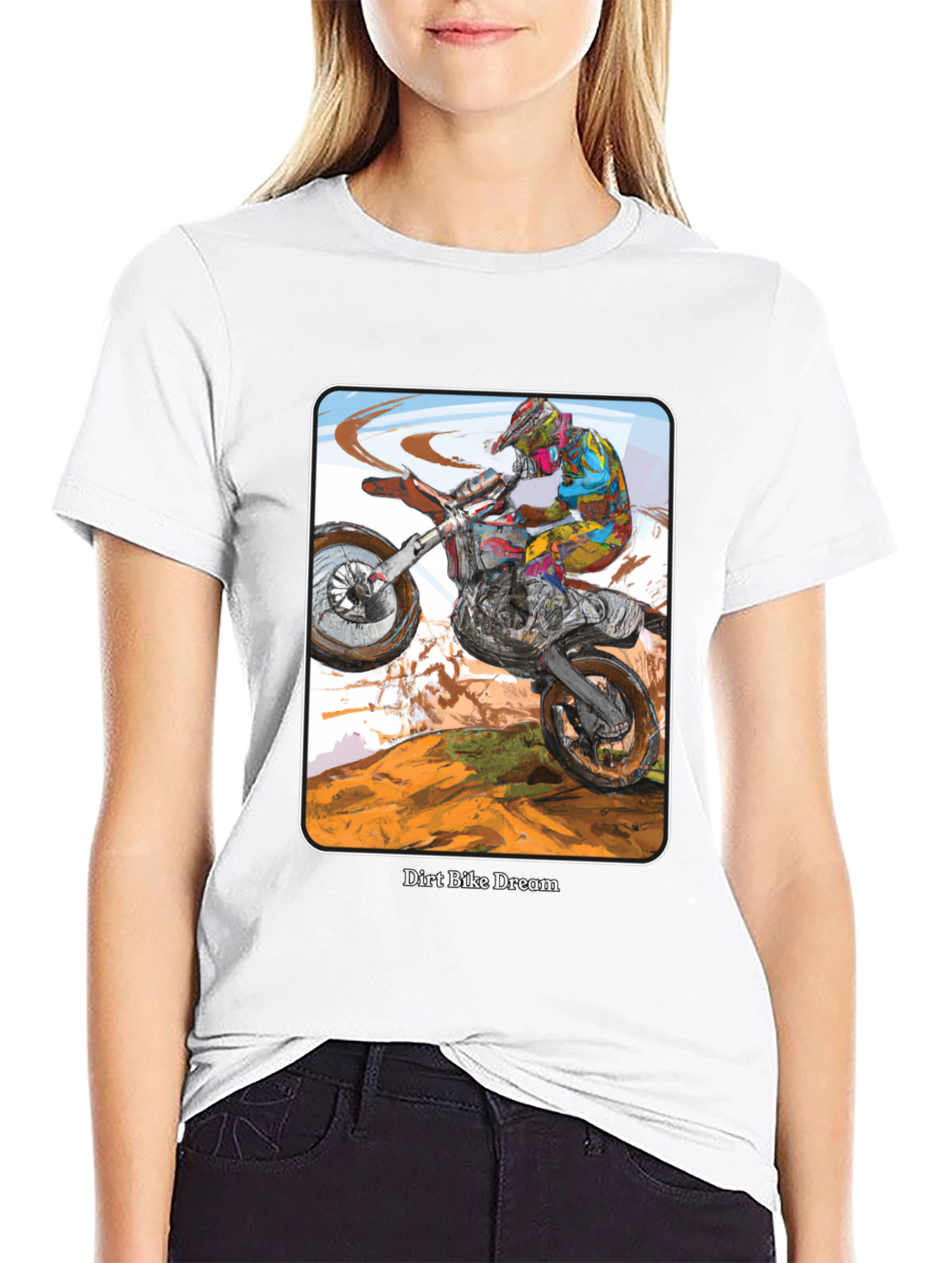 Dirt Bike Dream T-Shirt - Motocross Rider Design