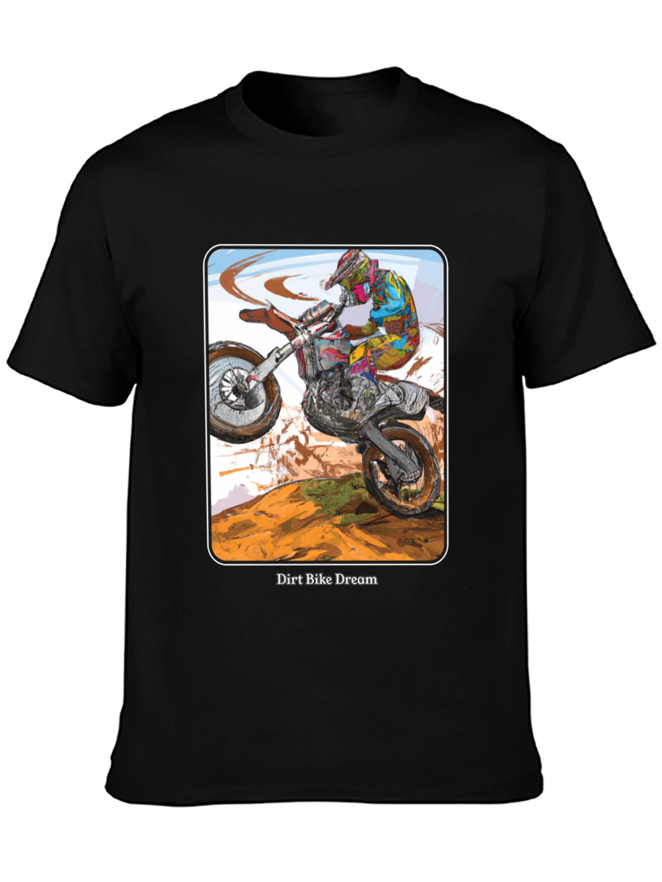 Dirt Bike Dream T-Shirt - Motocross Rider Design