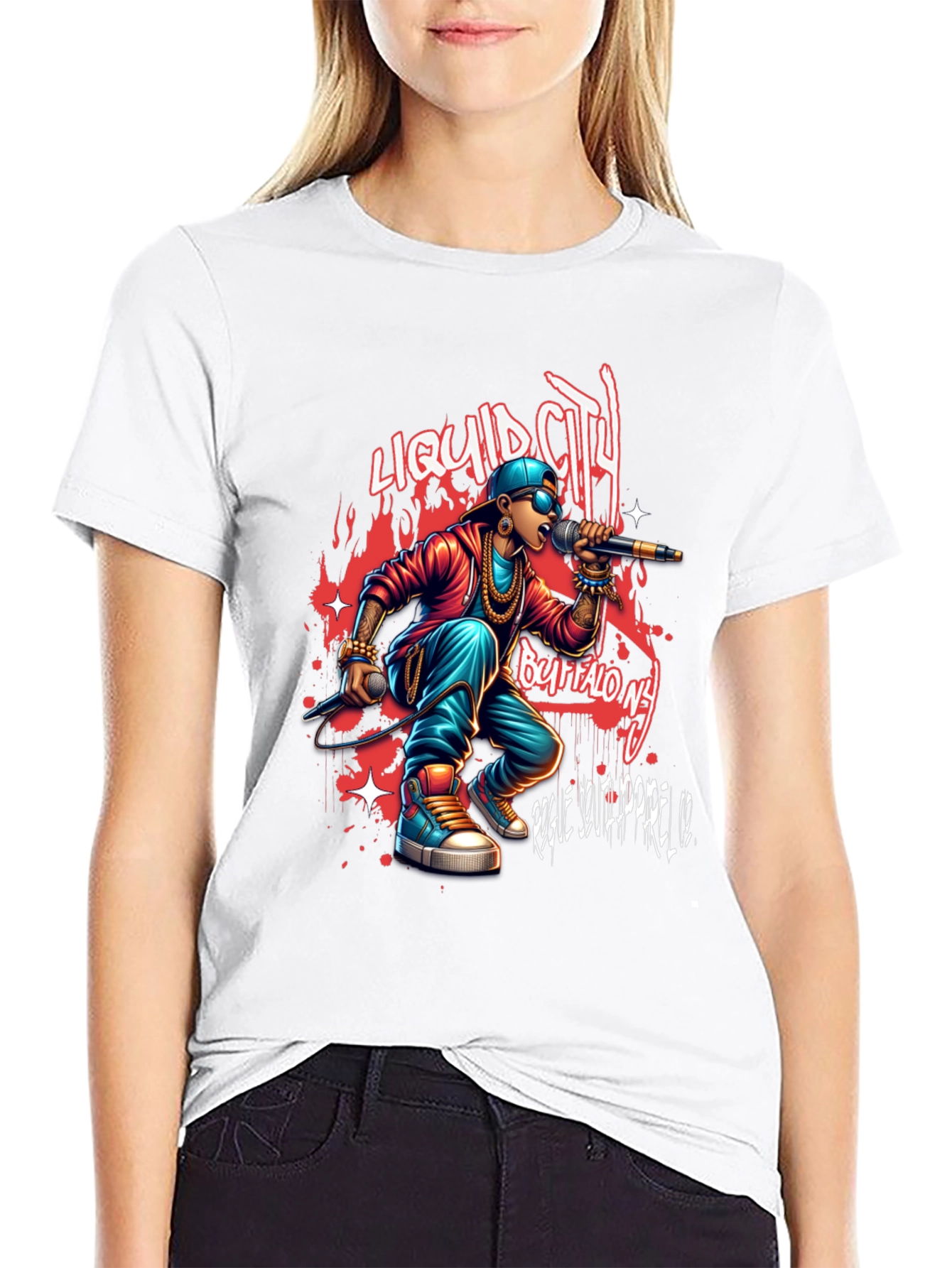 Liquid City Tee: Buffalo NY Rapper Graphic T-Shirt