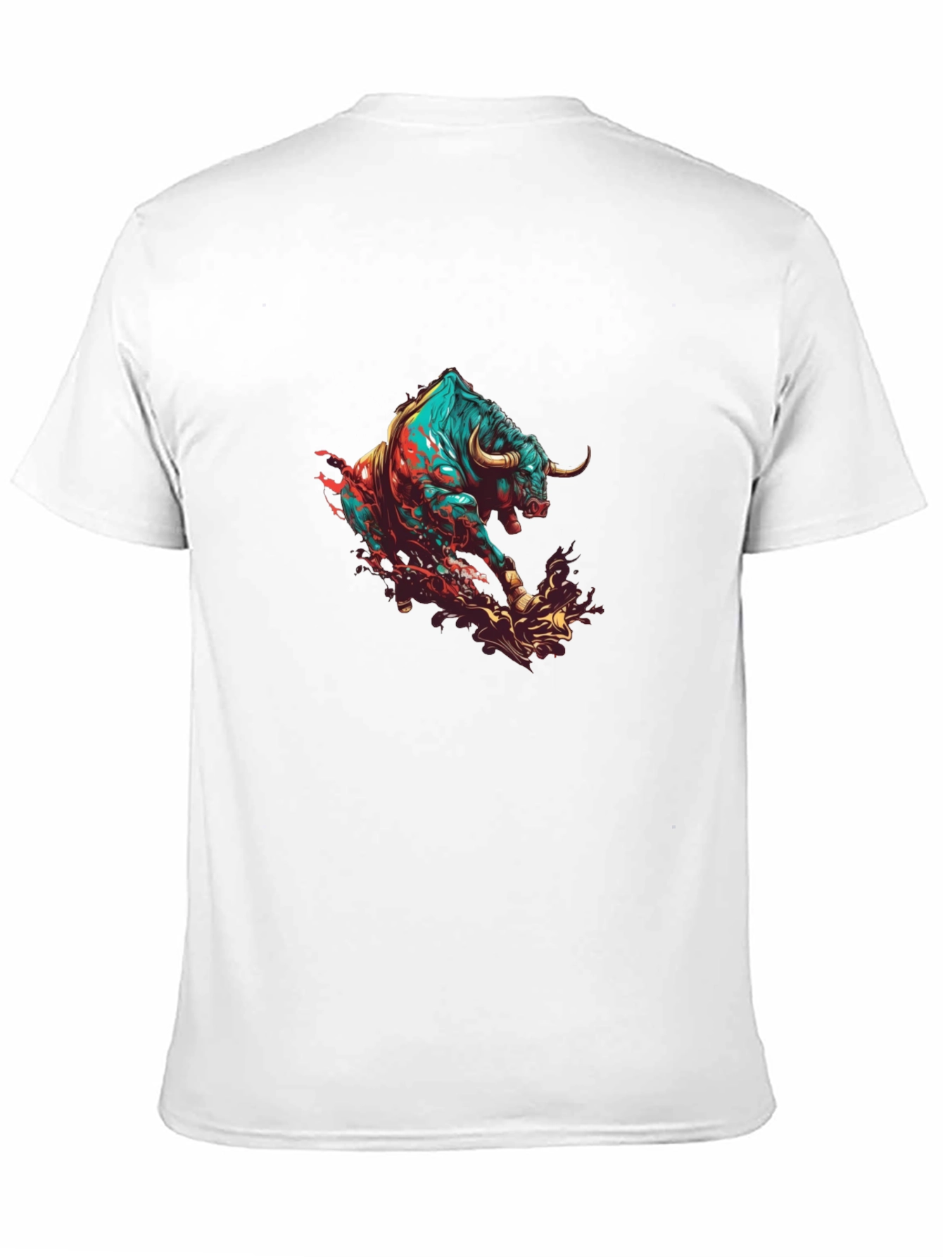 Raging Bull Graphic Tee - Black Cotton Comfort