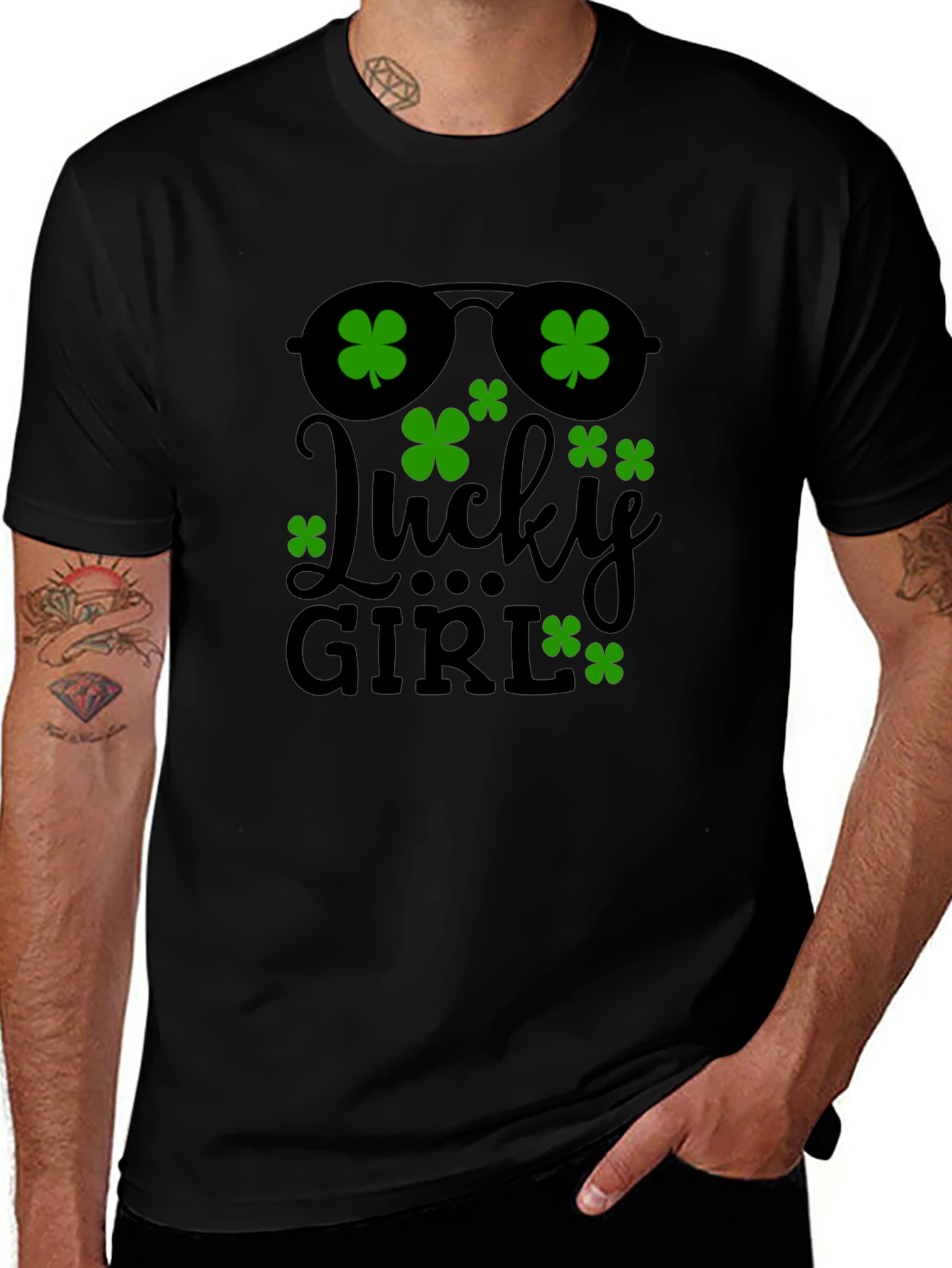 Lucky Girl St. Patricks Day Graphic Tee