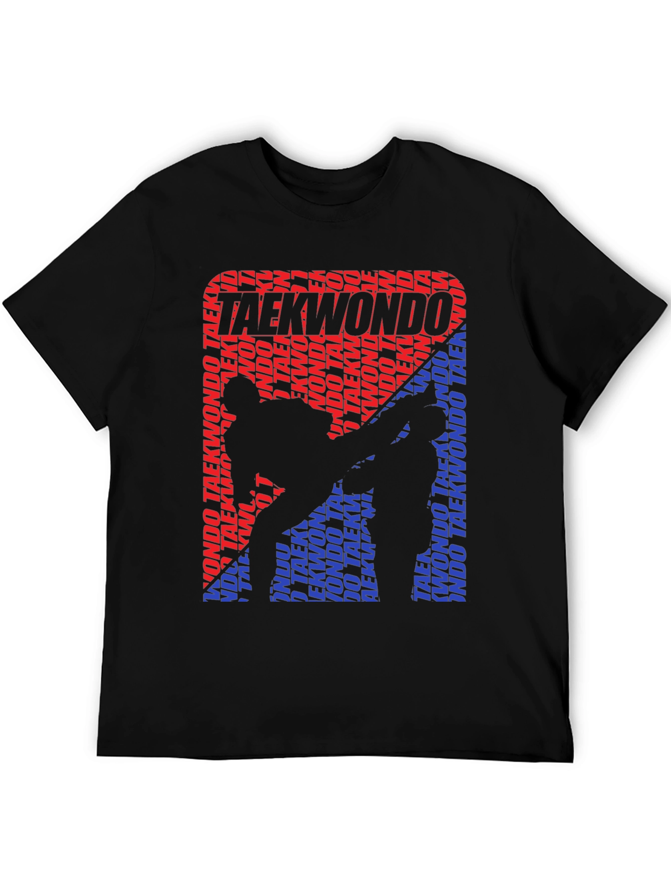 Taekwondo Silhouette Graphic T-Shirt