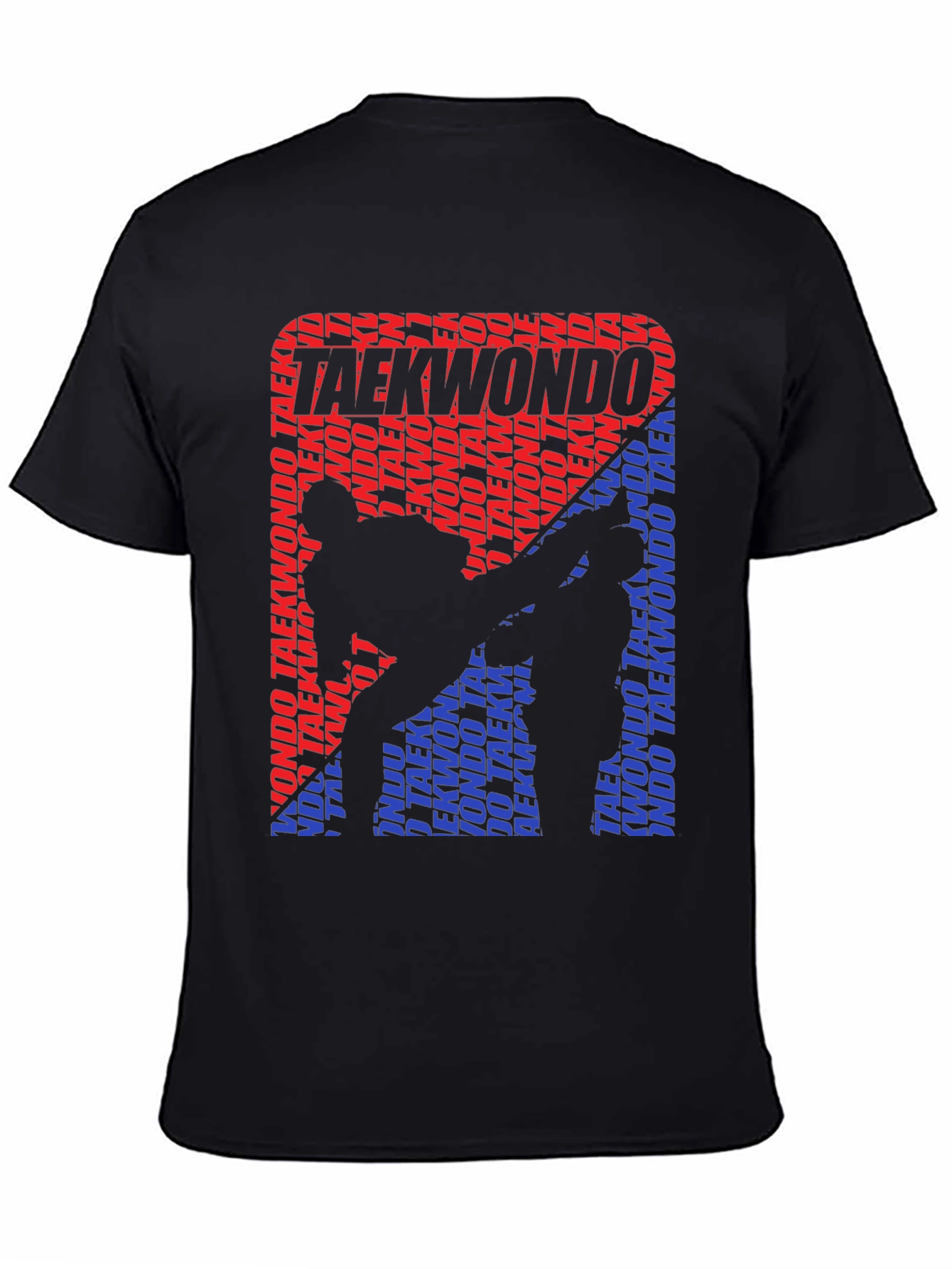 Taekwondo Silhouette Graphic T-Shirt