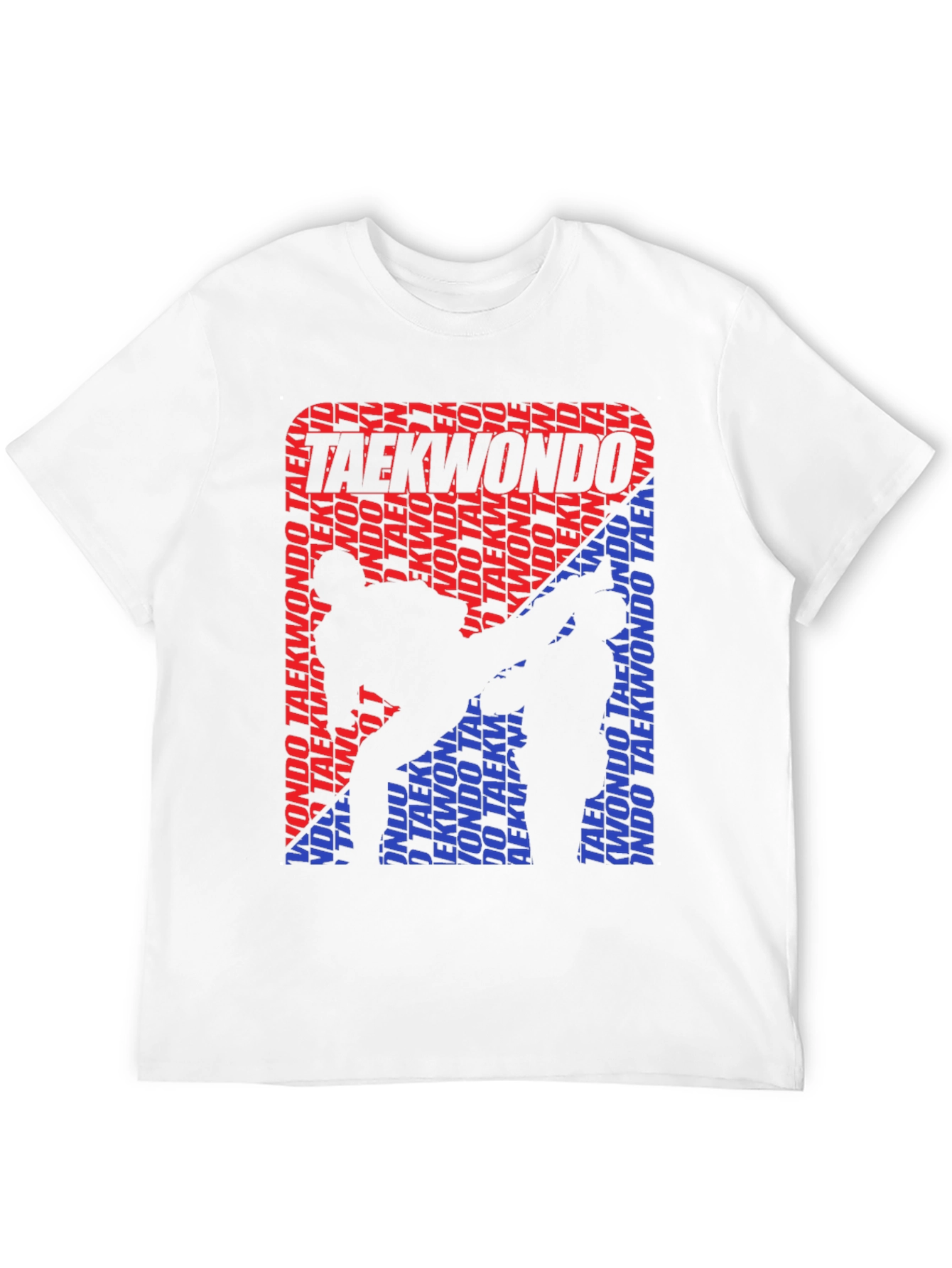 Taekwondo Silhouette Graphic T-Shirt