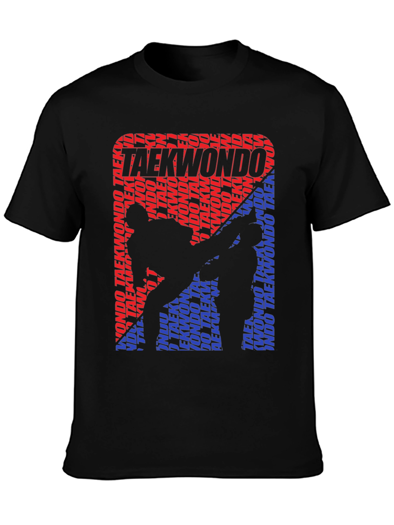 Taekwondo Silhouette Graphic T-Shirt