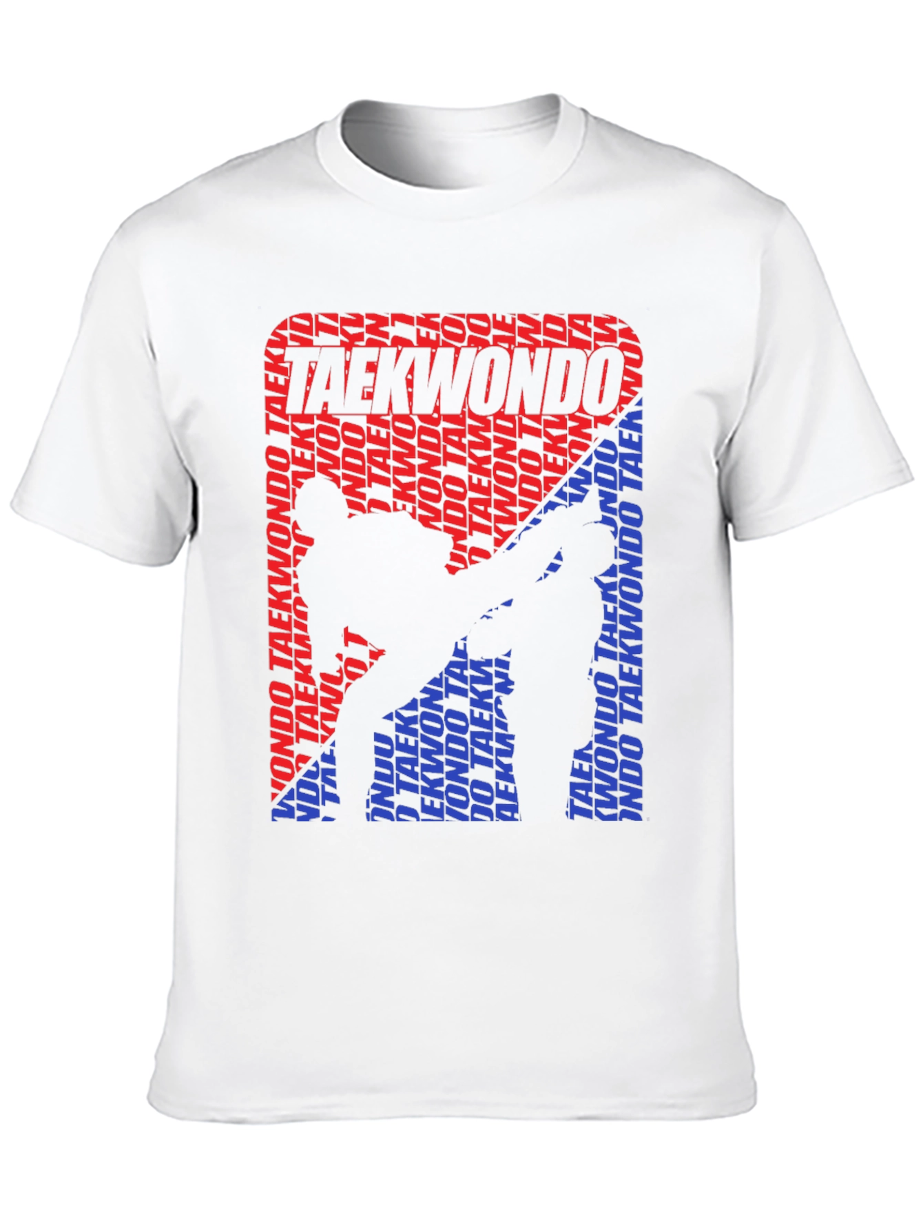 Taekwondo Silhouette Graphic T-Shirt