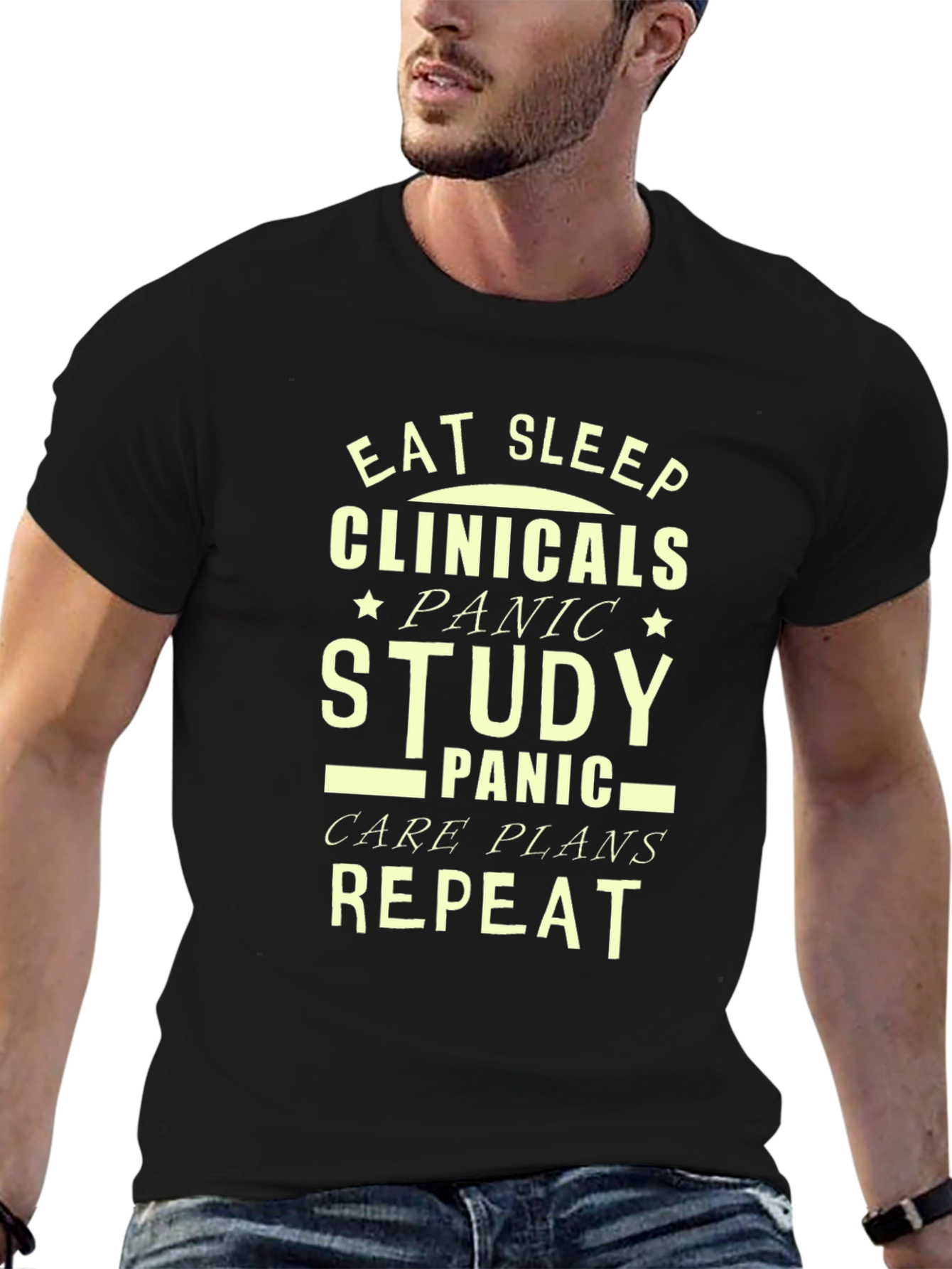 Eat Sleep Clinicals Study T-Shirt