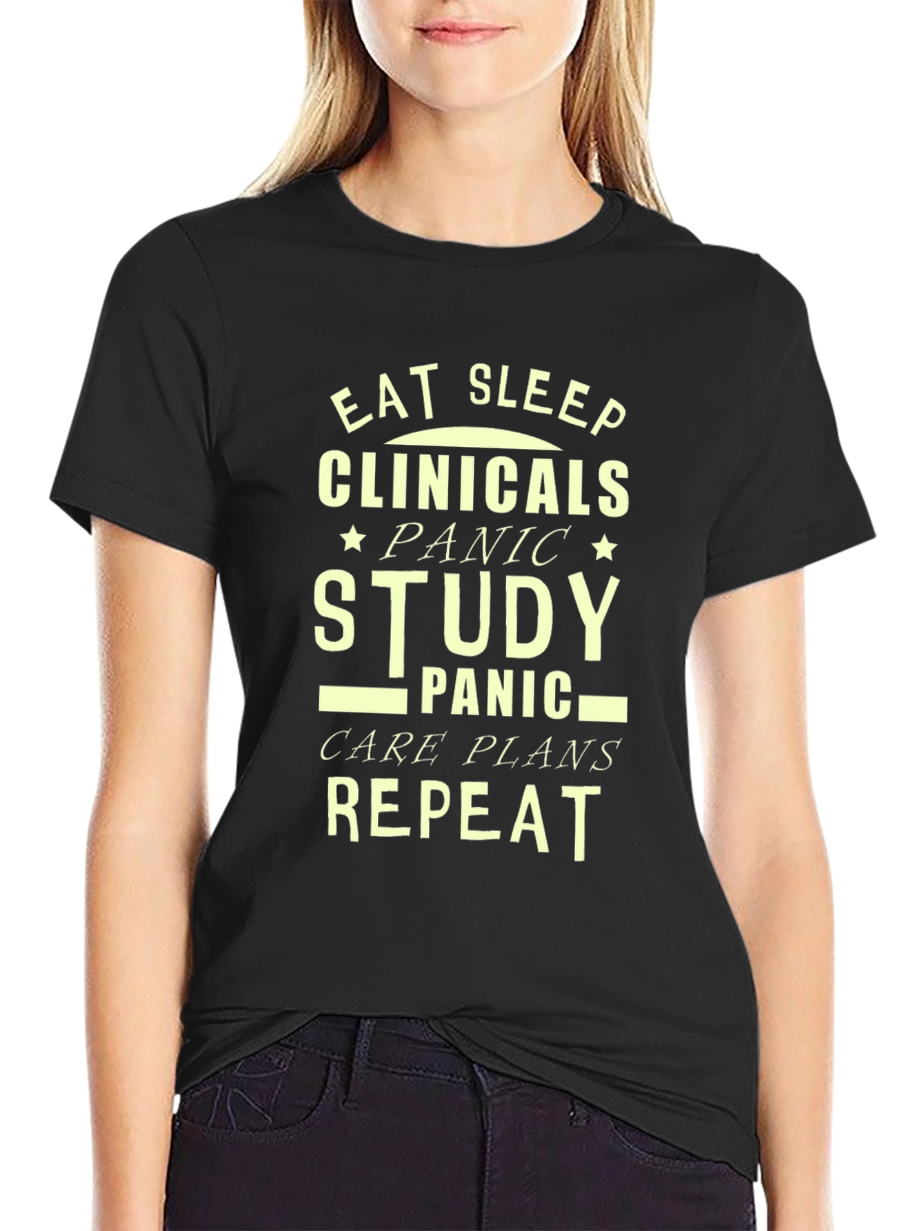 Eat Sleep Clinicals Study T-Shirt