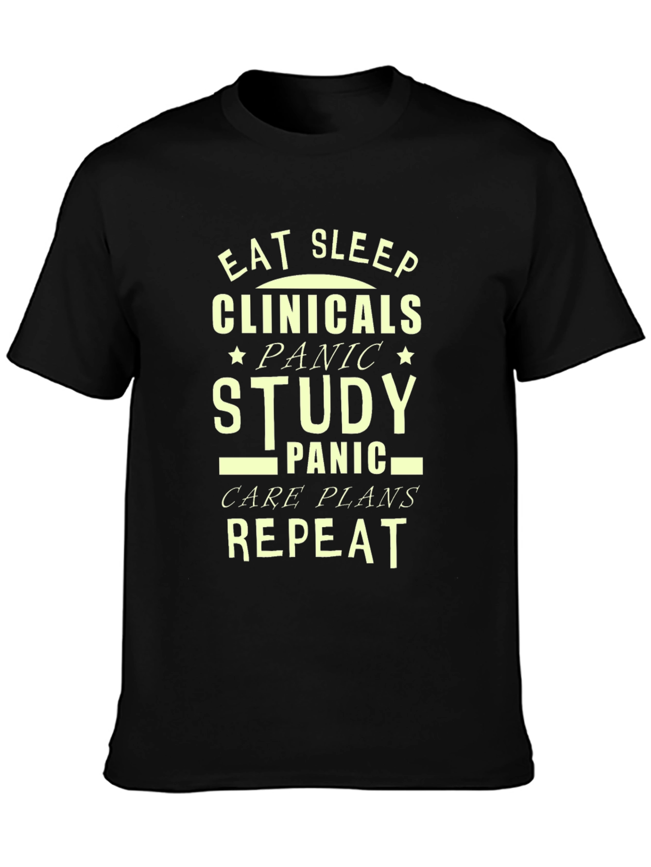 Eat Sleep Clinicals Study T-Shirt