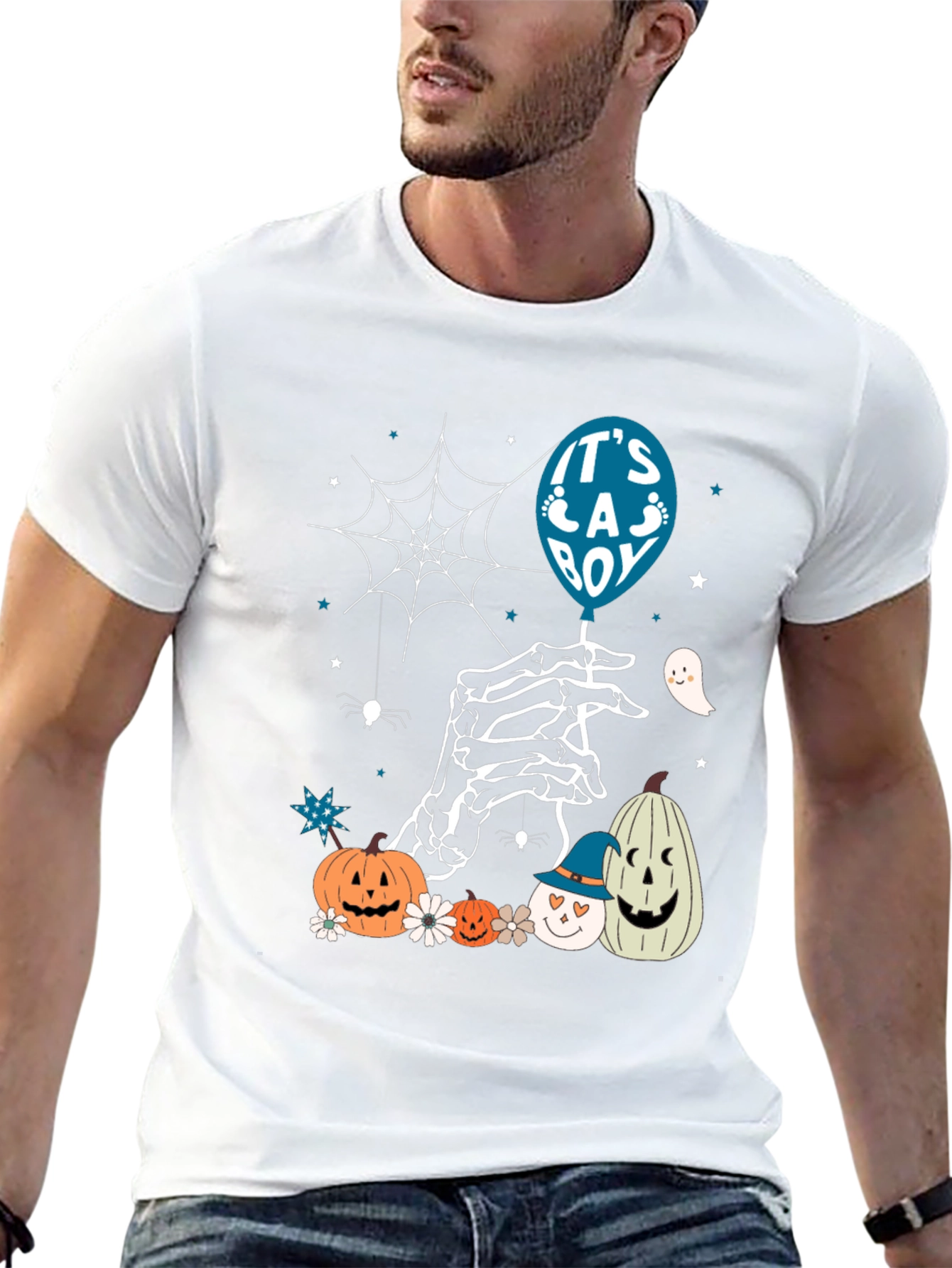Halloween Baby Announcement Graphic Tee