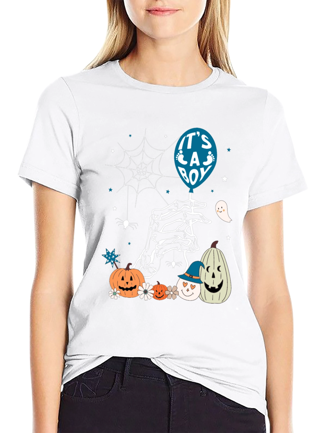 Halloween Baby Announcement Graphic Tee