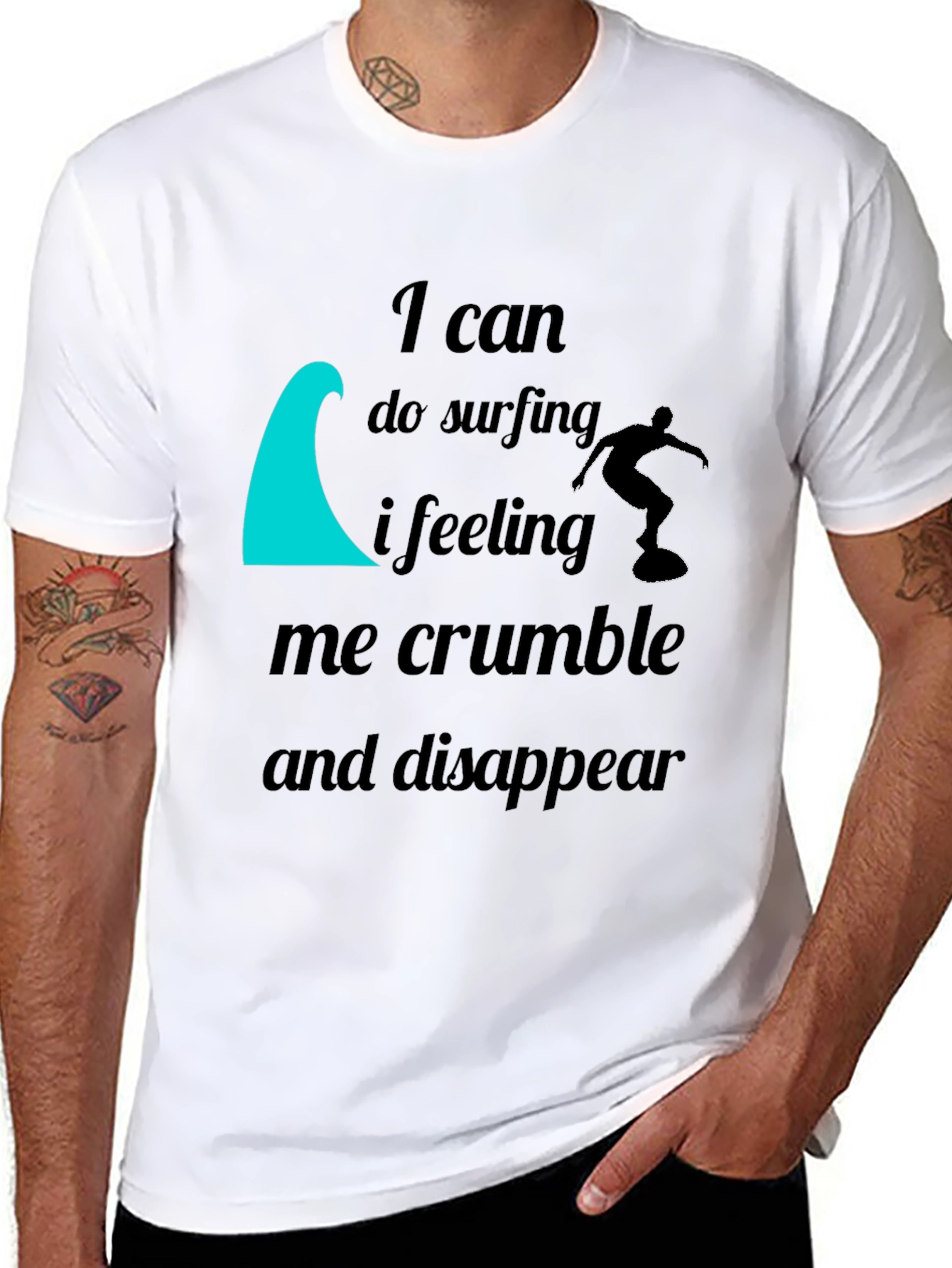 I Can Do Surfing Graphic T-Shirt