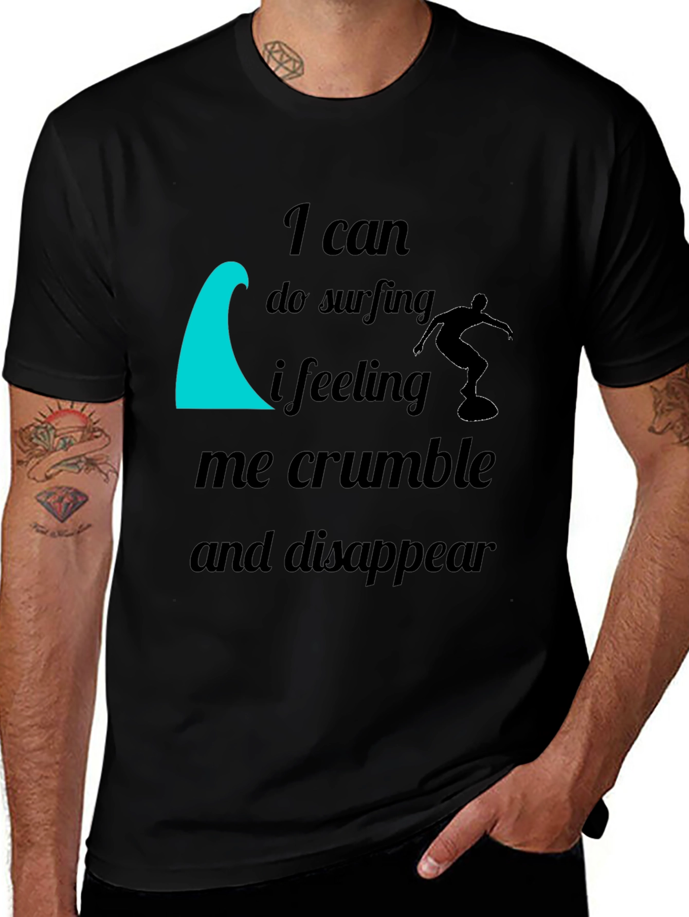 I Can Do Surfing Graphic T-Shirt