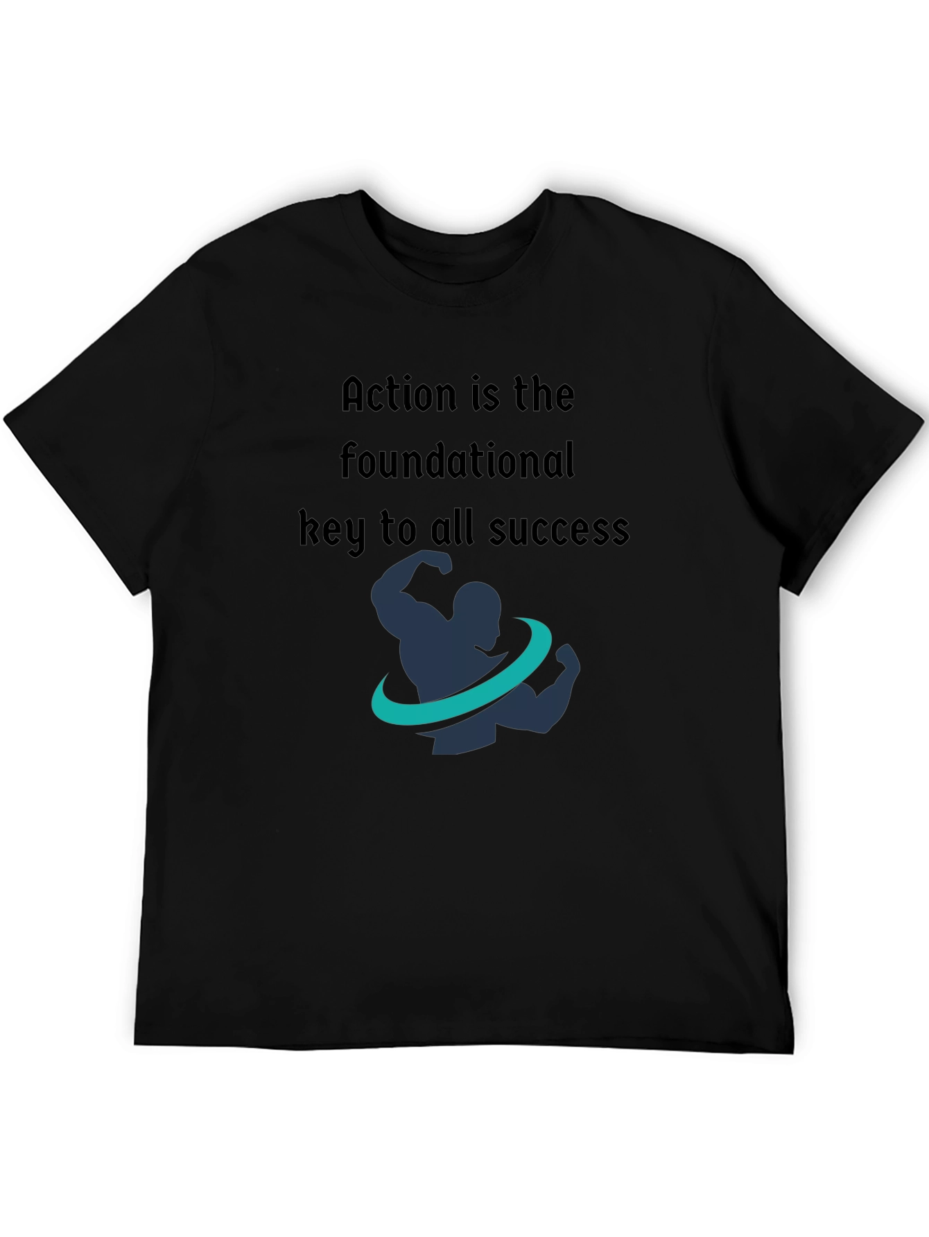 Motivational Fitness T-Shirt - Action is Key