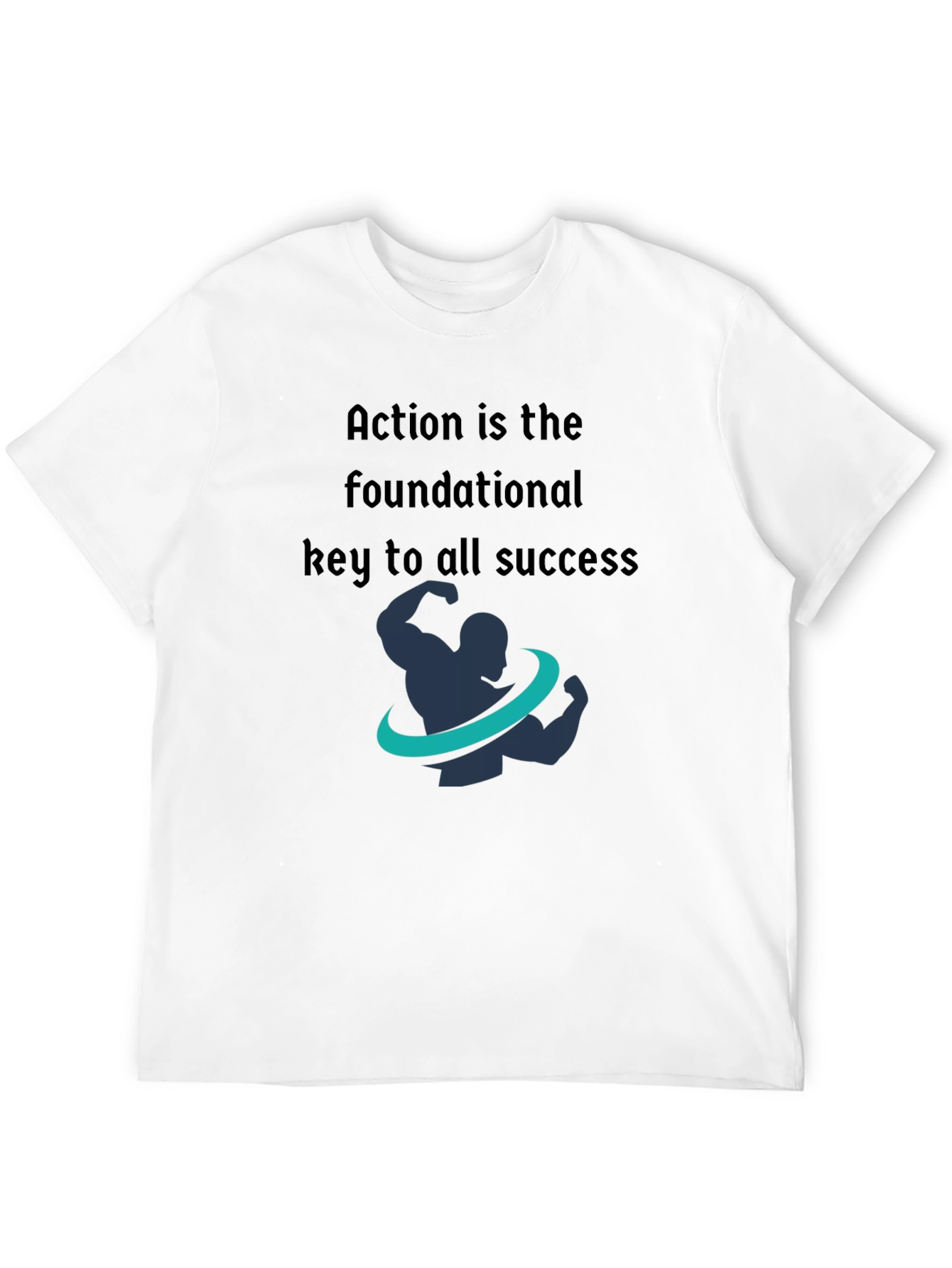 Motivational Fitness T-Shirt - Action is Key