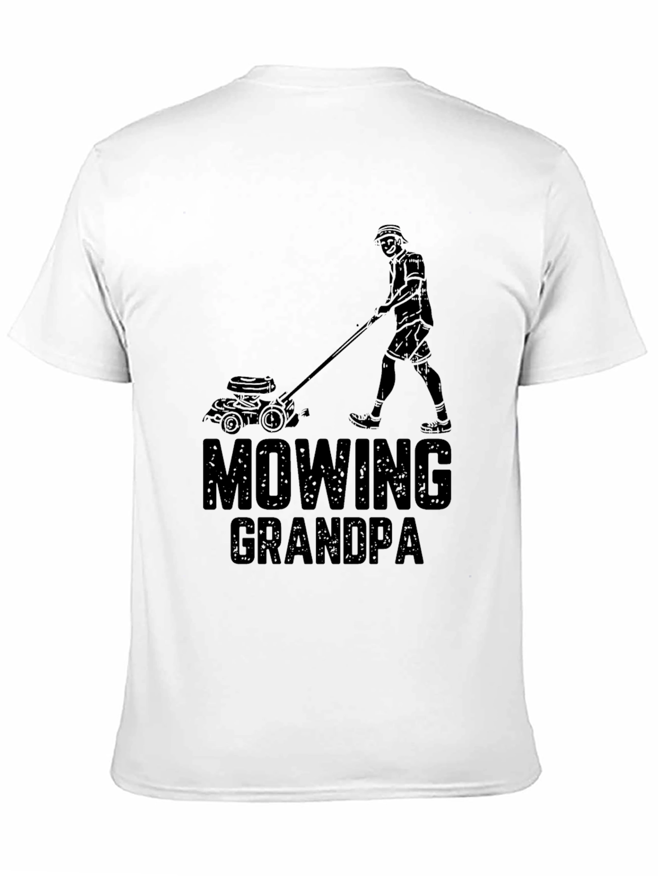 Mowing Grandpa Funny T-Shirt