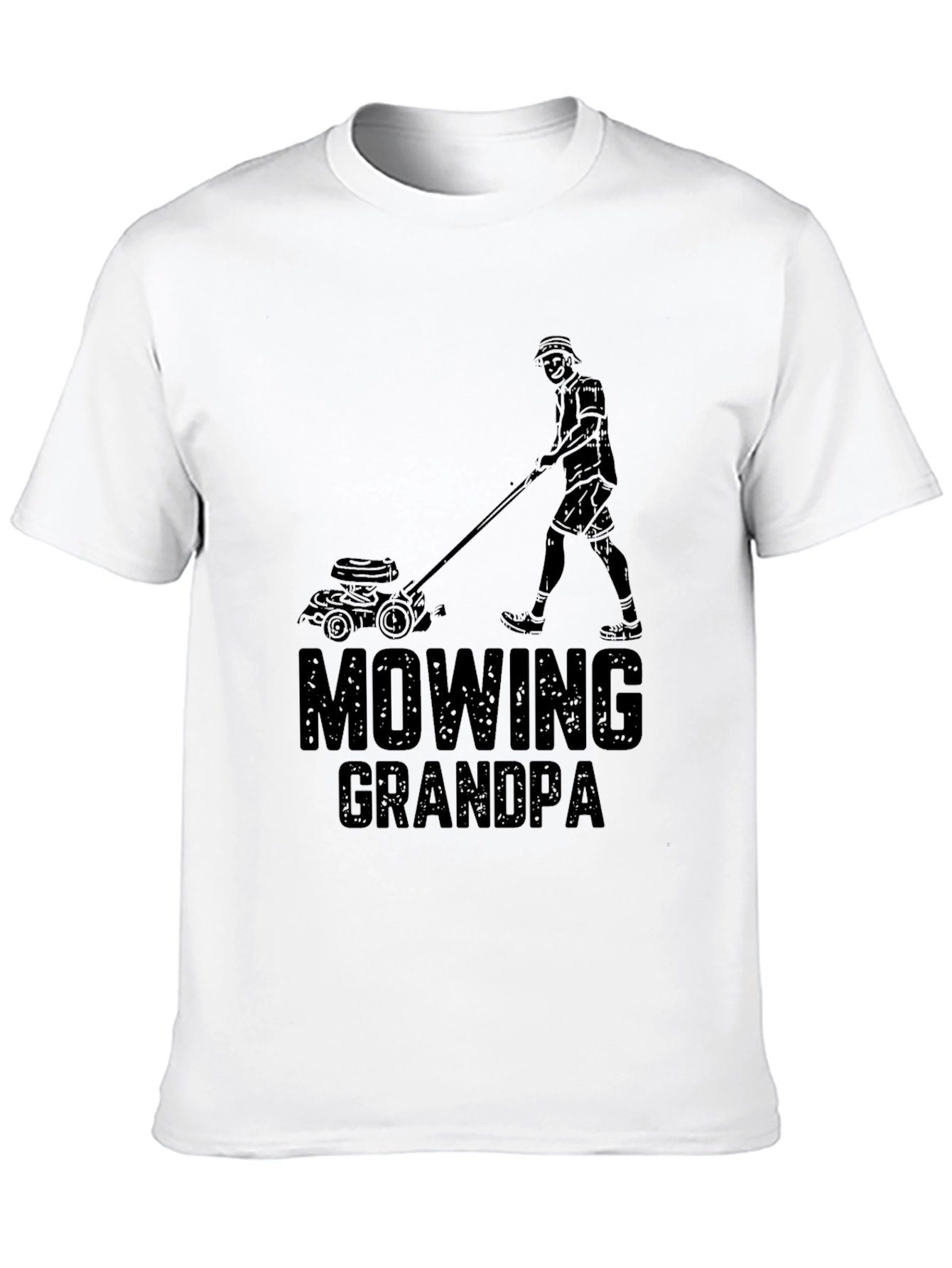 Mowing Grandpa Funny T-Shirt