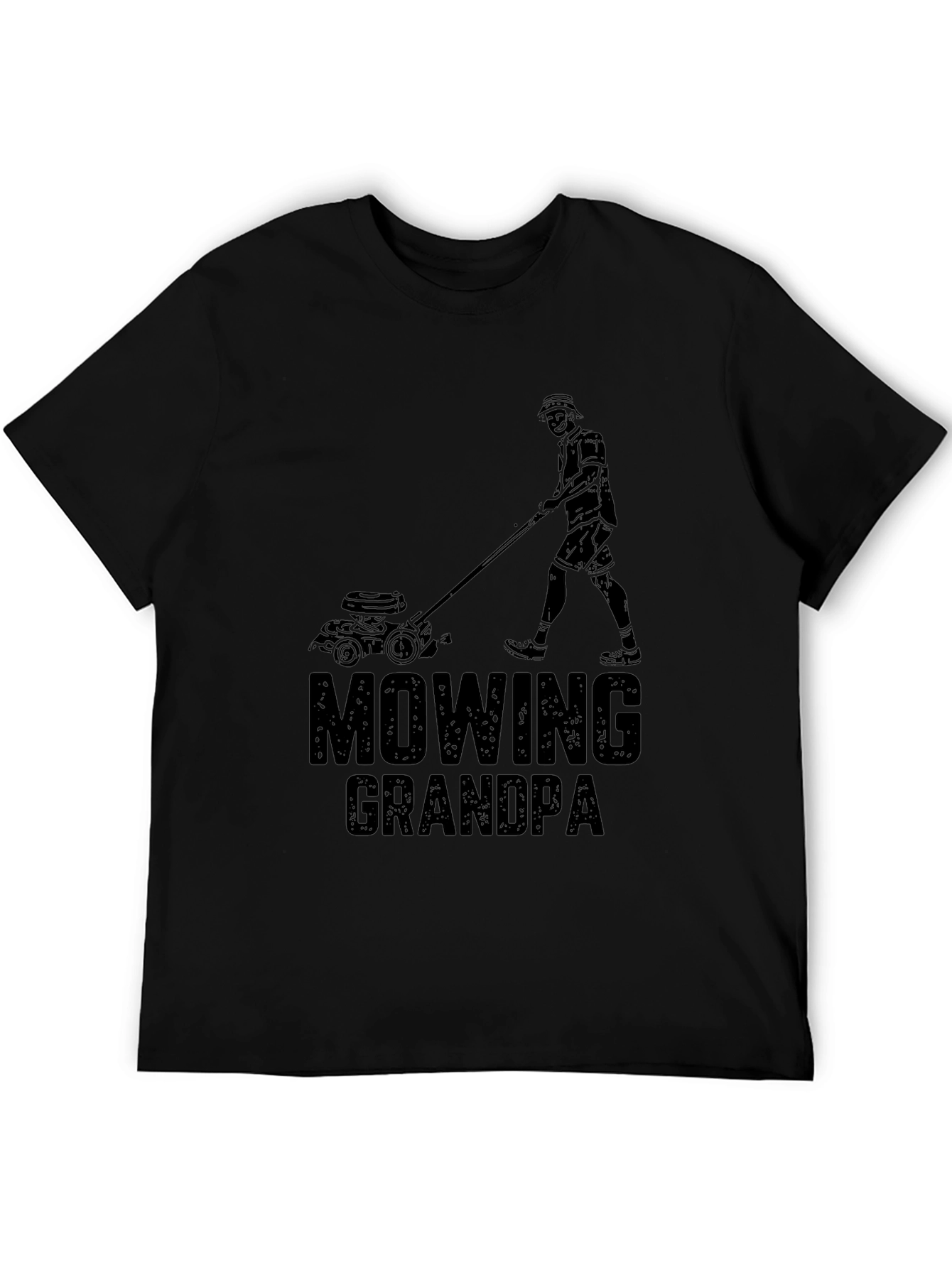 Mowing Grandpa Funny T-Shirt
