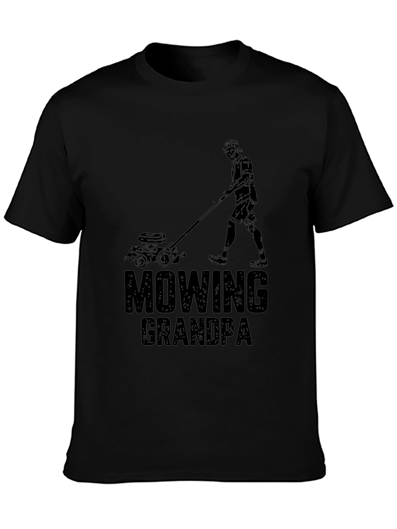 Mowing Grandpa Funny T-Shirt