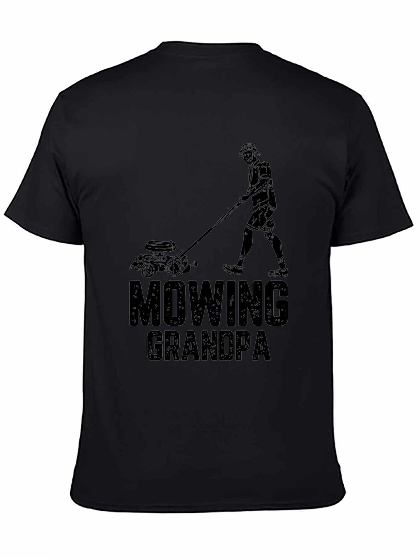 Mowing Grandpa Funny T-Shirt