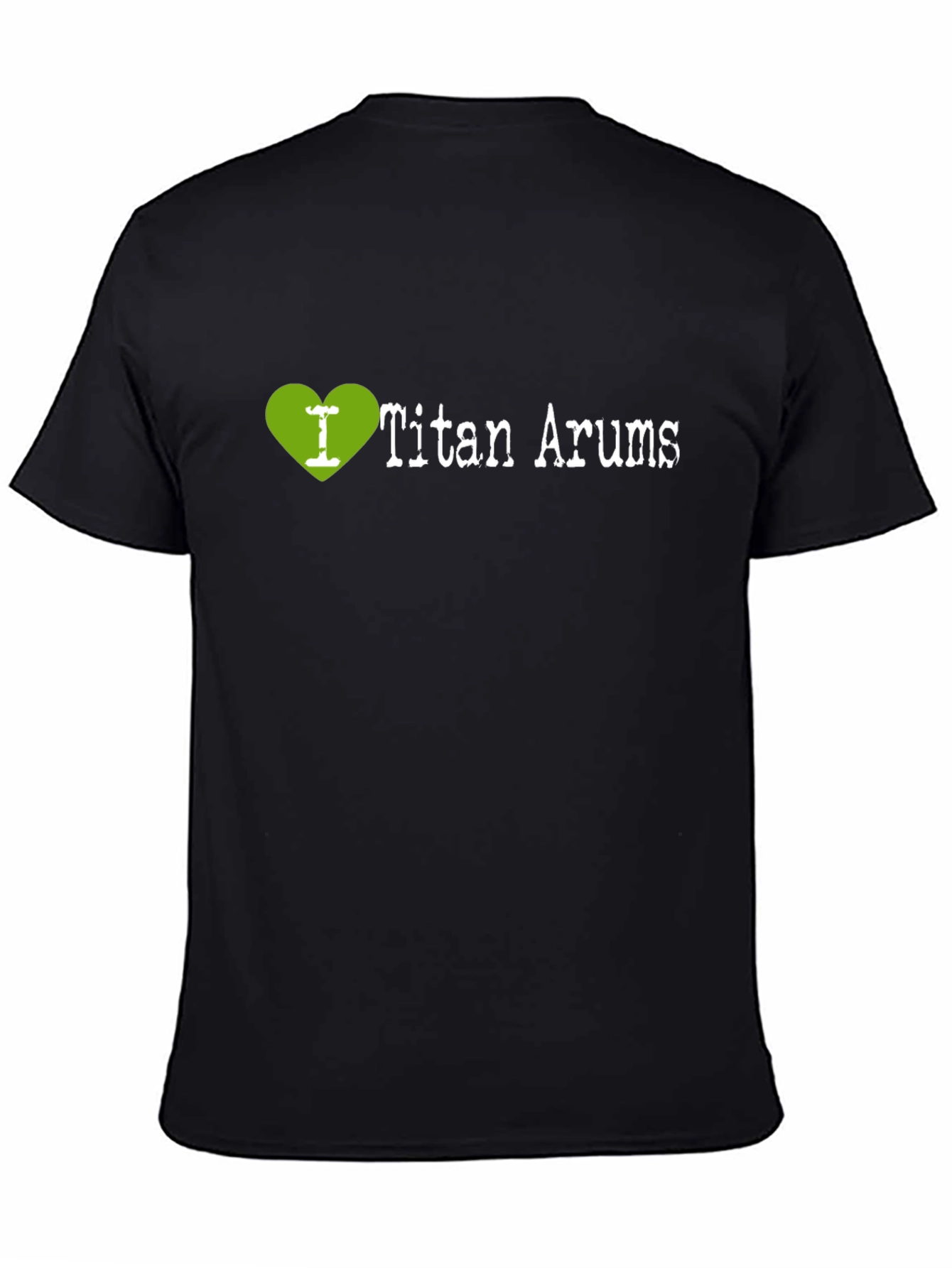 I Heart Titan Arums Black T-Shirt