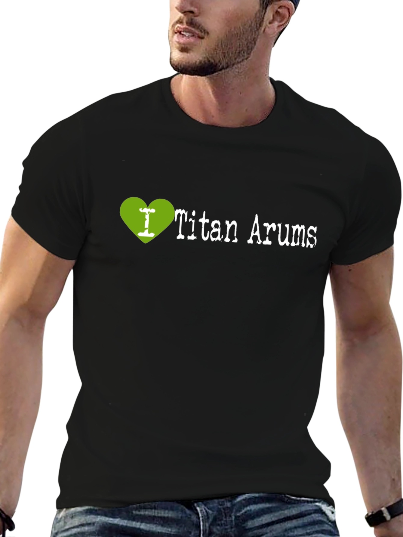 I Heart Titan Arums Black T-Shirt