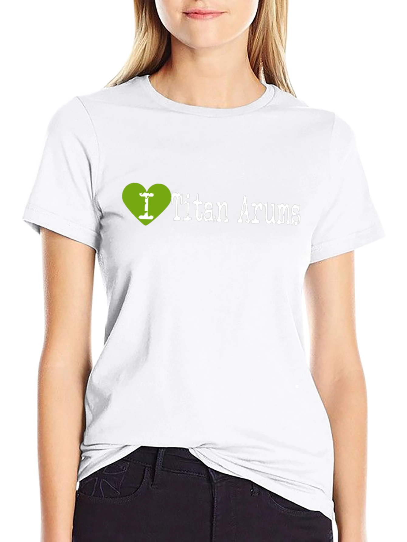 I Heart Titan Arums Black T-Shirt