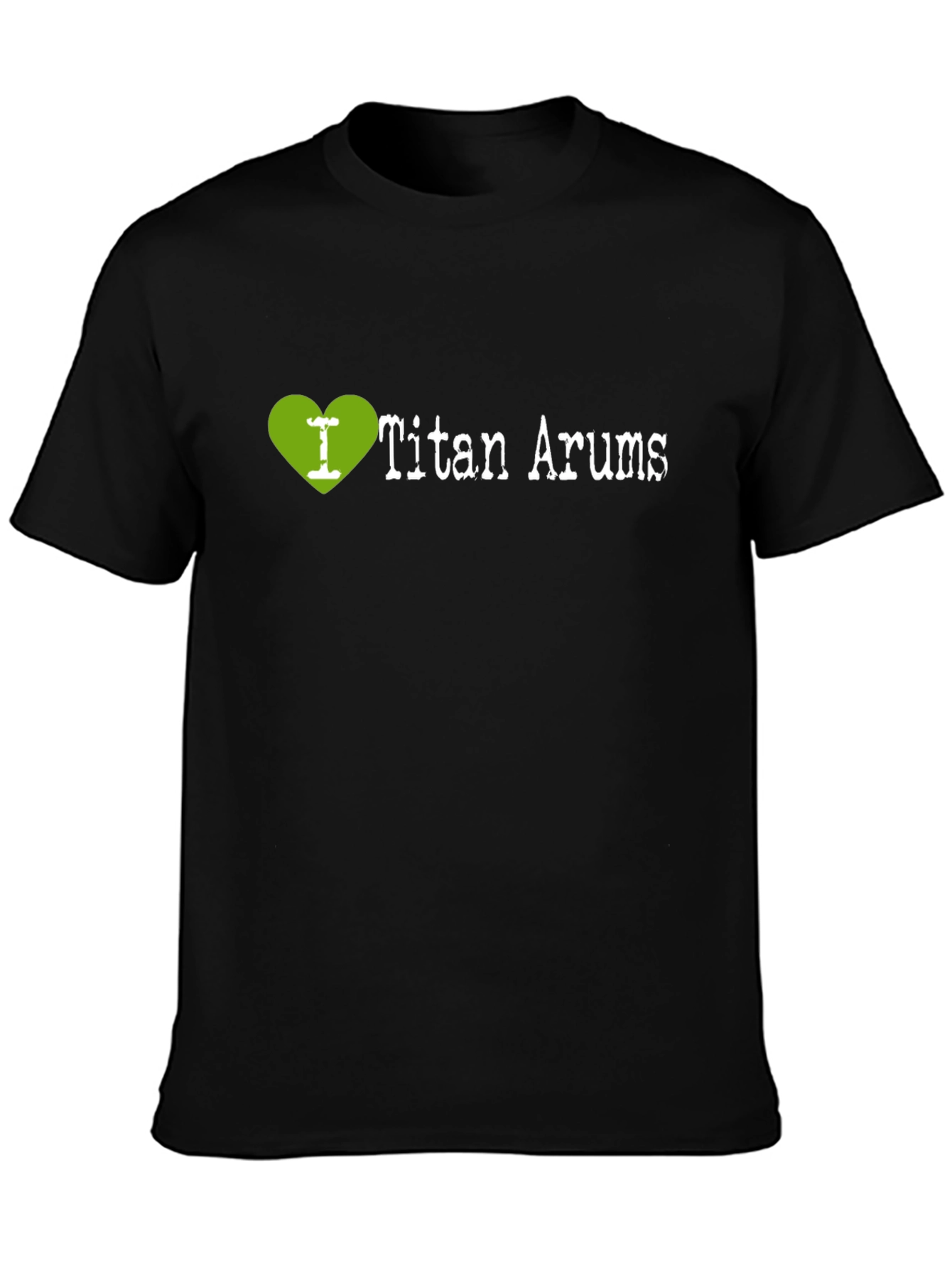 I Heart Titan Arums Black T-Shirt