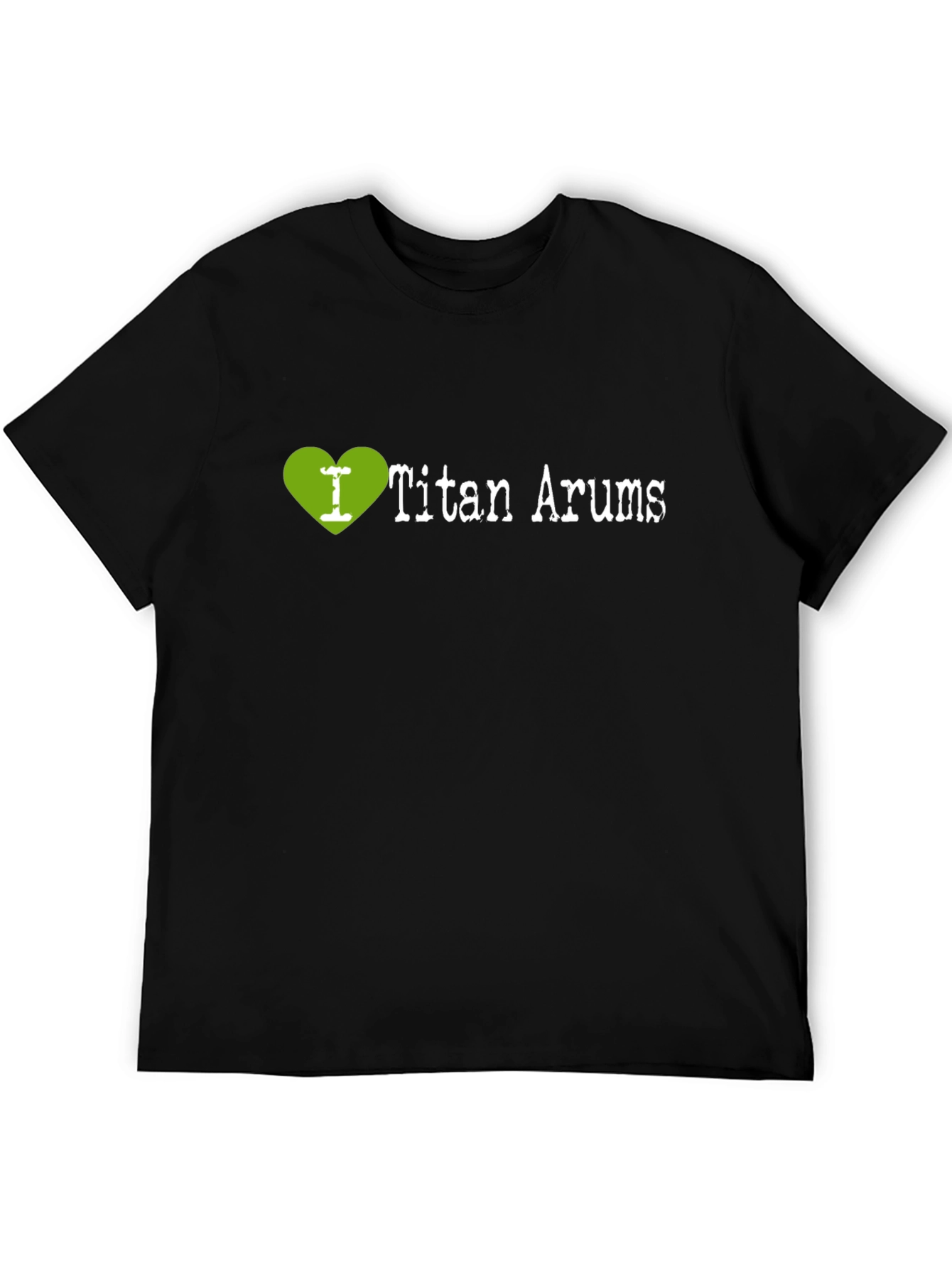 I Heart Titan Arums Black T-Shirt