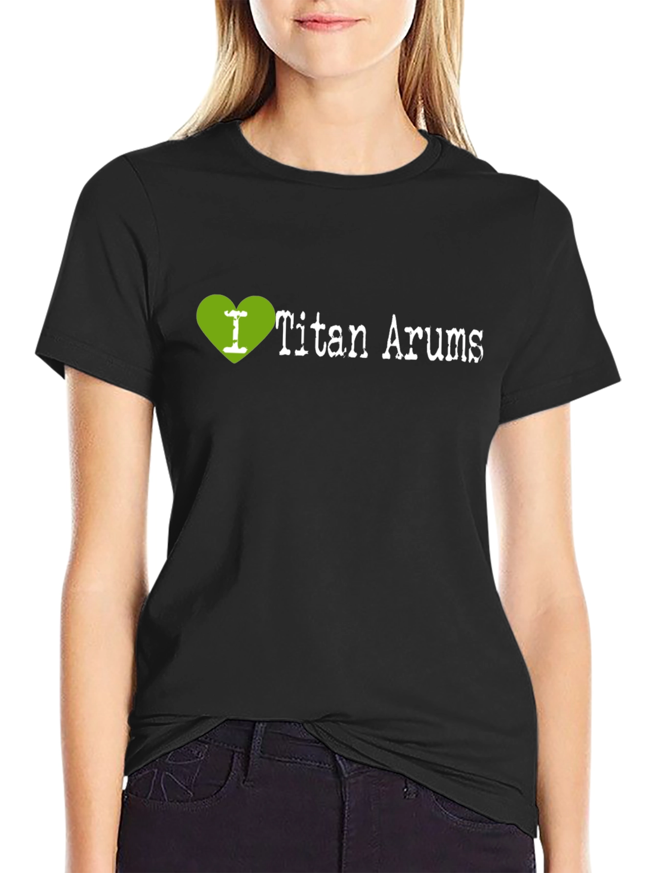 I Heart Titan Arums Black T-Shirt