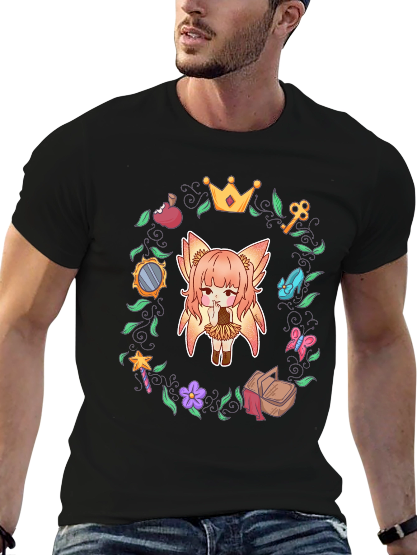 Anime Girl T-Shirt - Fairy Tale Theme