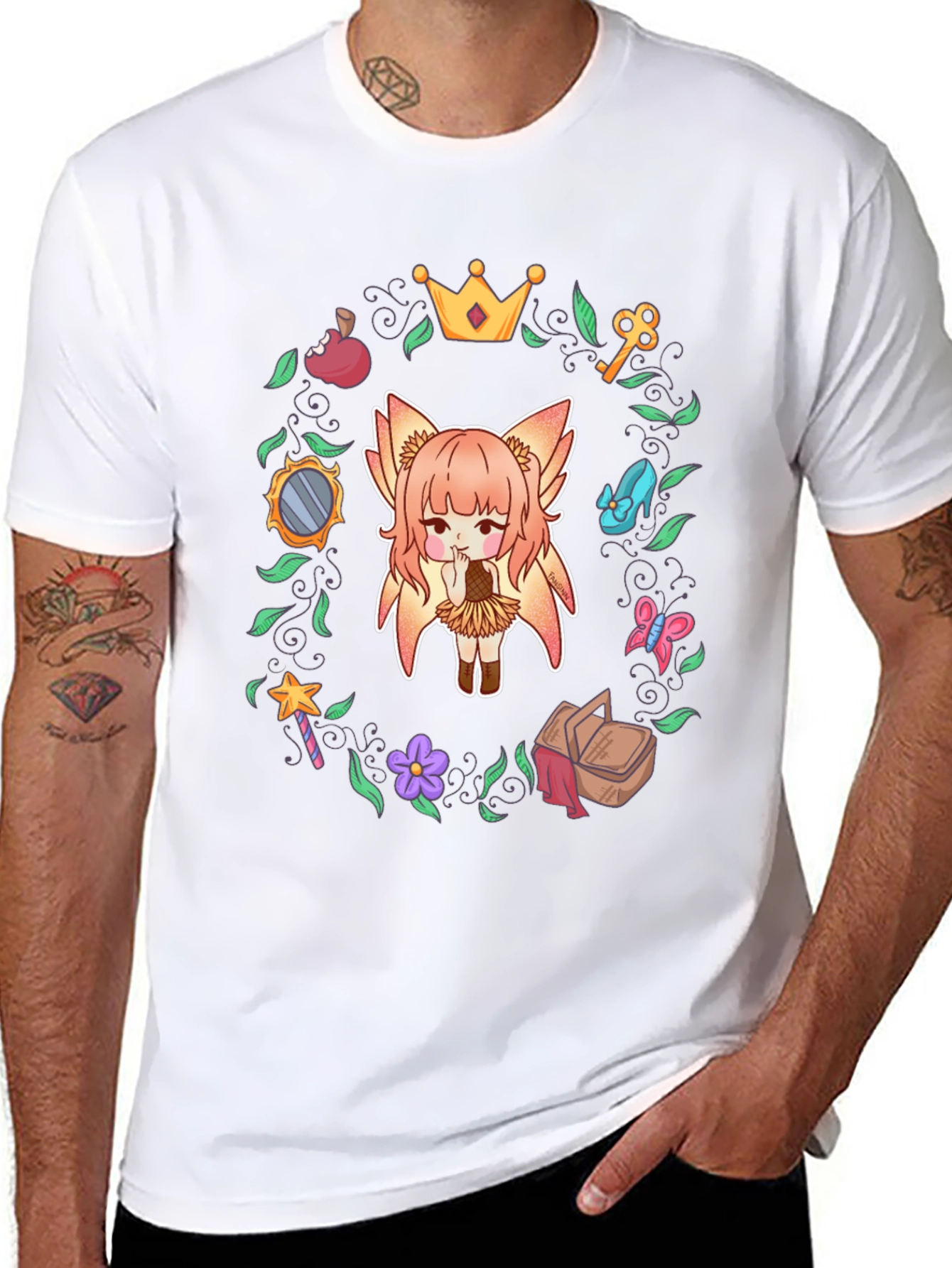 Anime Girl T-Shirt - Fairy Tale Theme