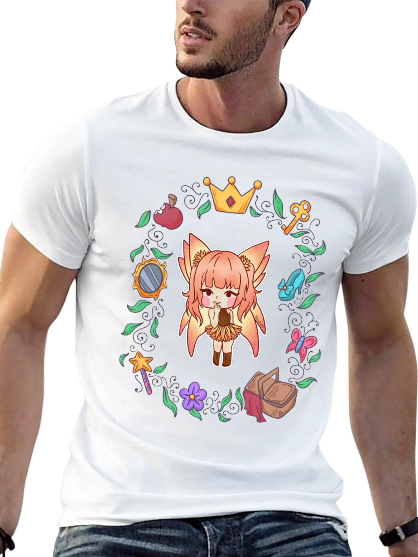 Anime Girl T-Shirt - Fairy Tale Theme