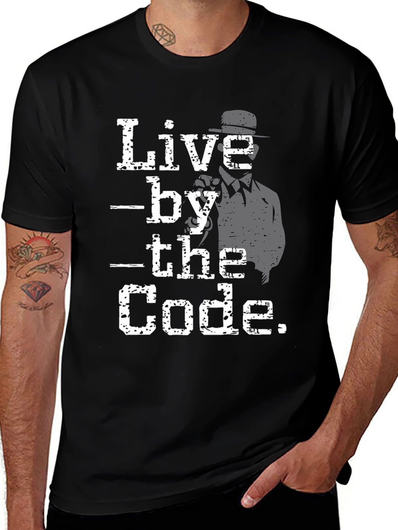 Live by the Code Graphic T-Shirt