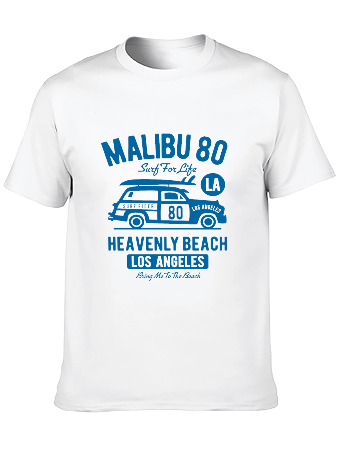 Malibu 80 Surf Graphic T-Shirt - Black