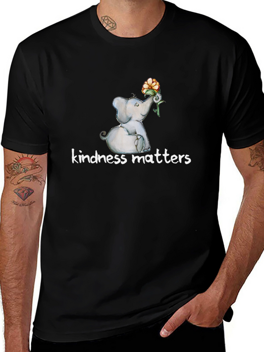 Kindness Matters Elephant Graphic Tee