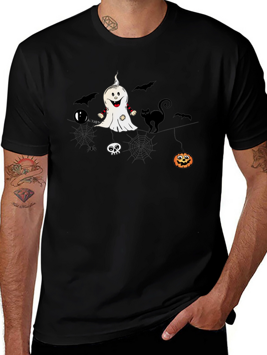 Halloween Graphic Print T-Shirt
