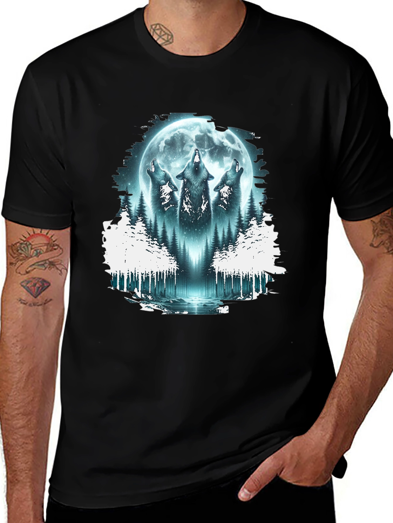 Wolf Moon Forest T-Shirt