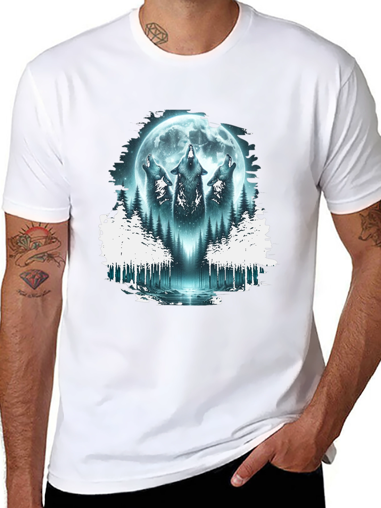 Wolf Moon Forest T-Shirt