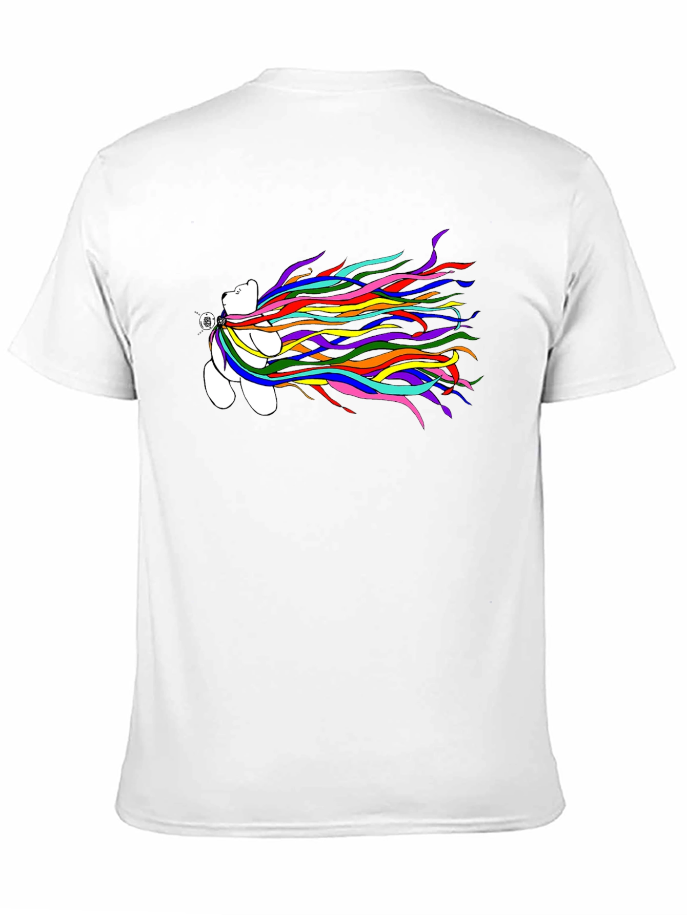 Rainbow Bear Black T-Shirt