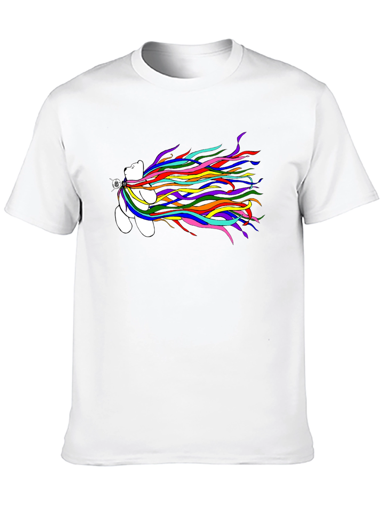 Rainbow Bear Black T-Shirt