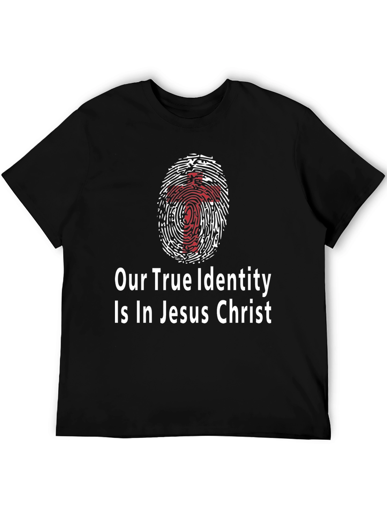 True Identity Jesus Christ Graphic T-Shirt