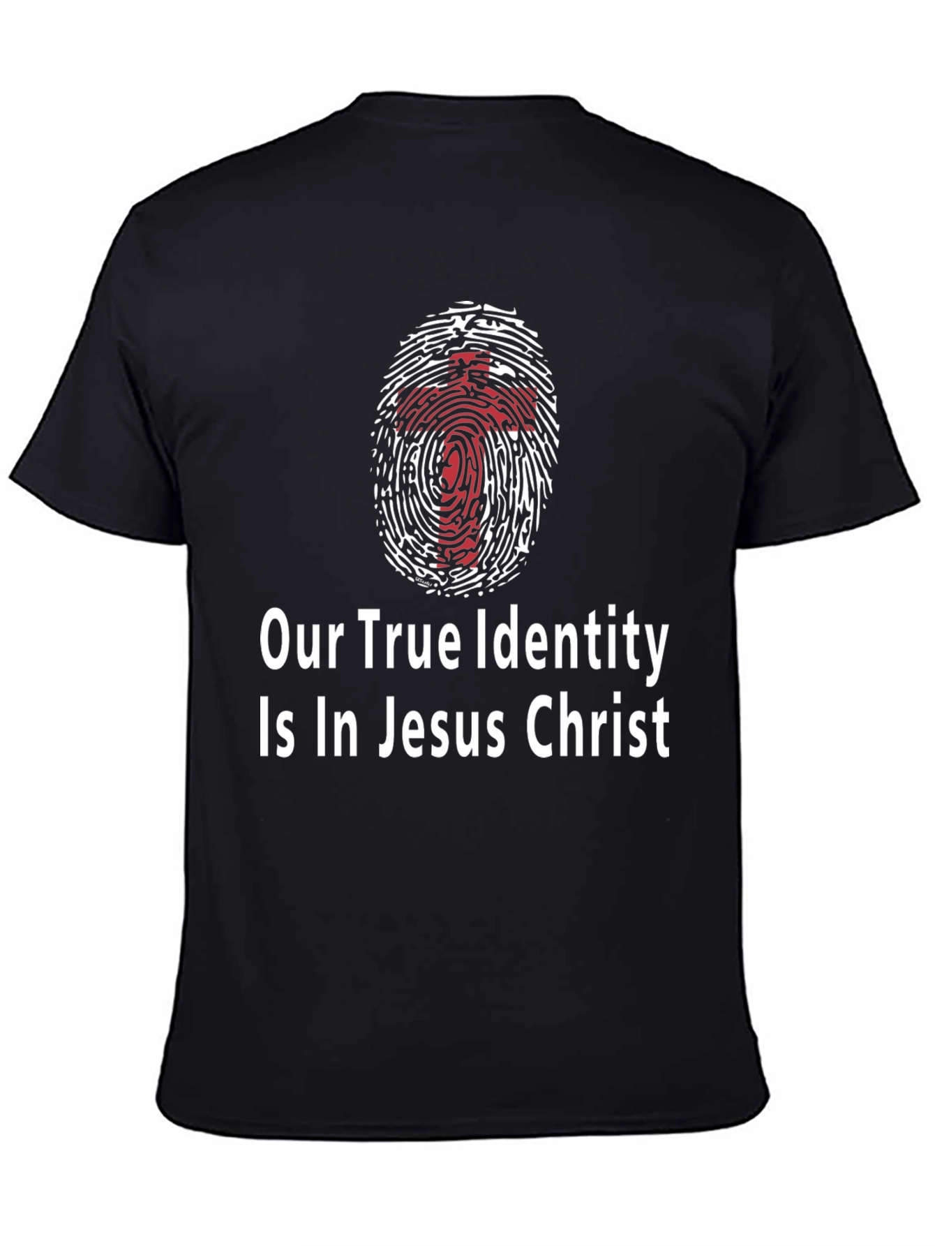 True Identity Jesus Christ Graphic T-Shirt