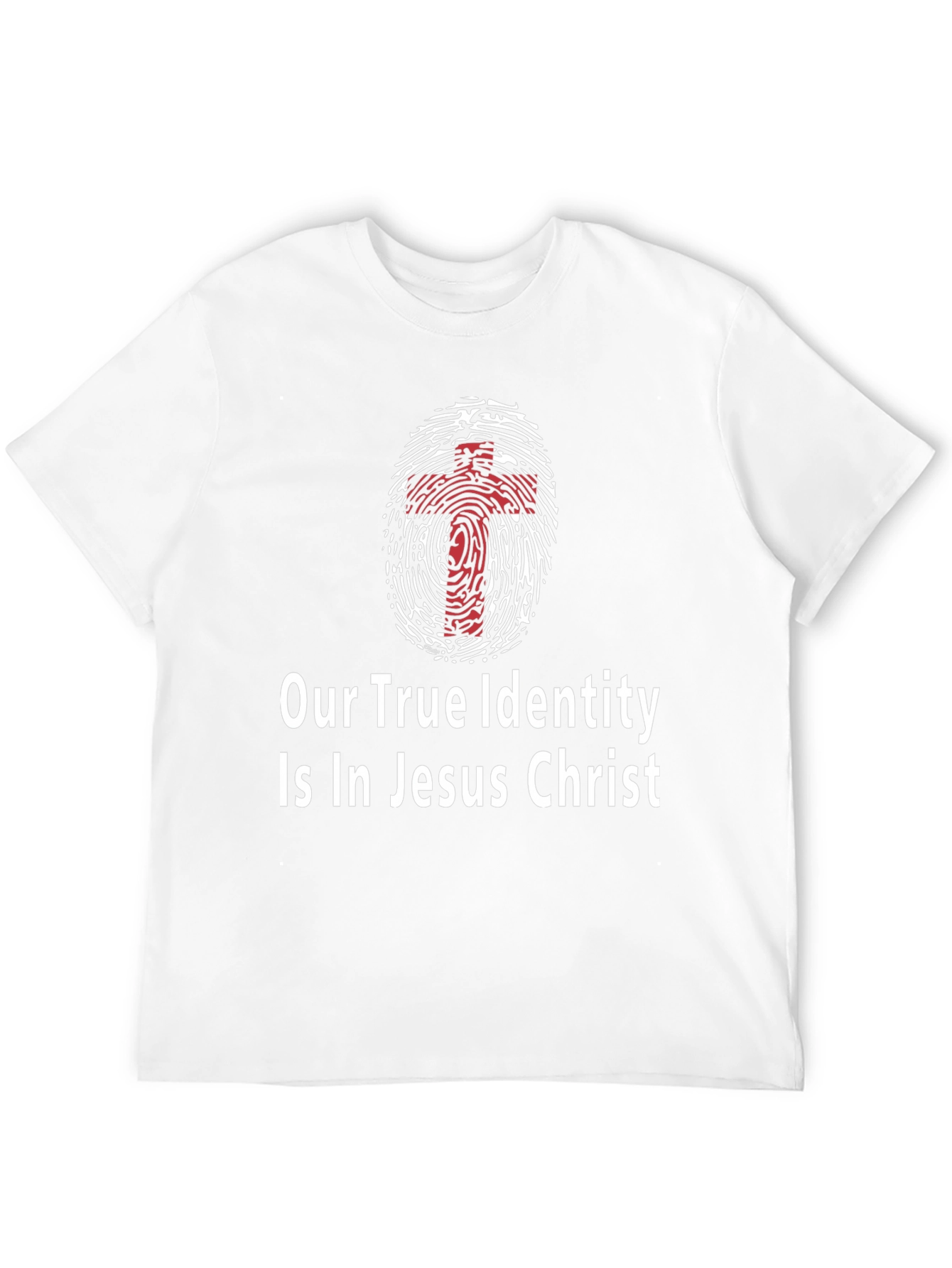 True Identity Jesus Christ Graphic T-Shirt